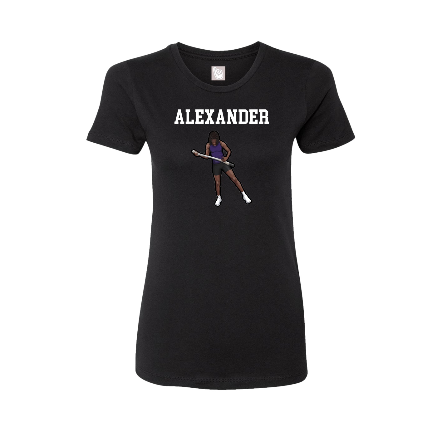 Fitted Women's Tee — Shirsey in Black