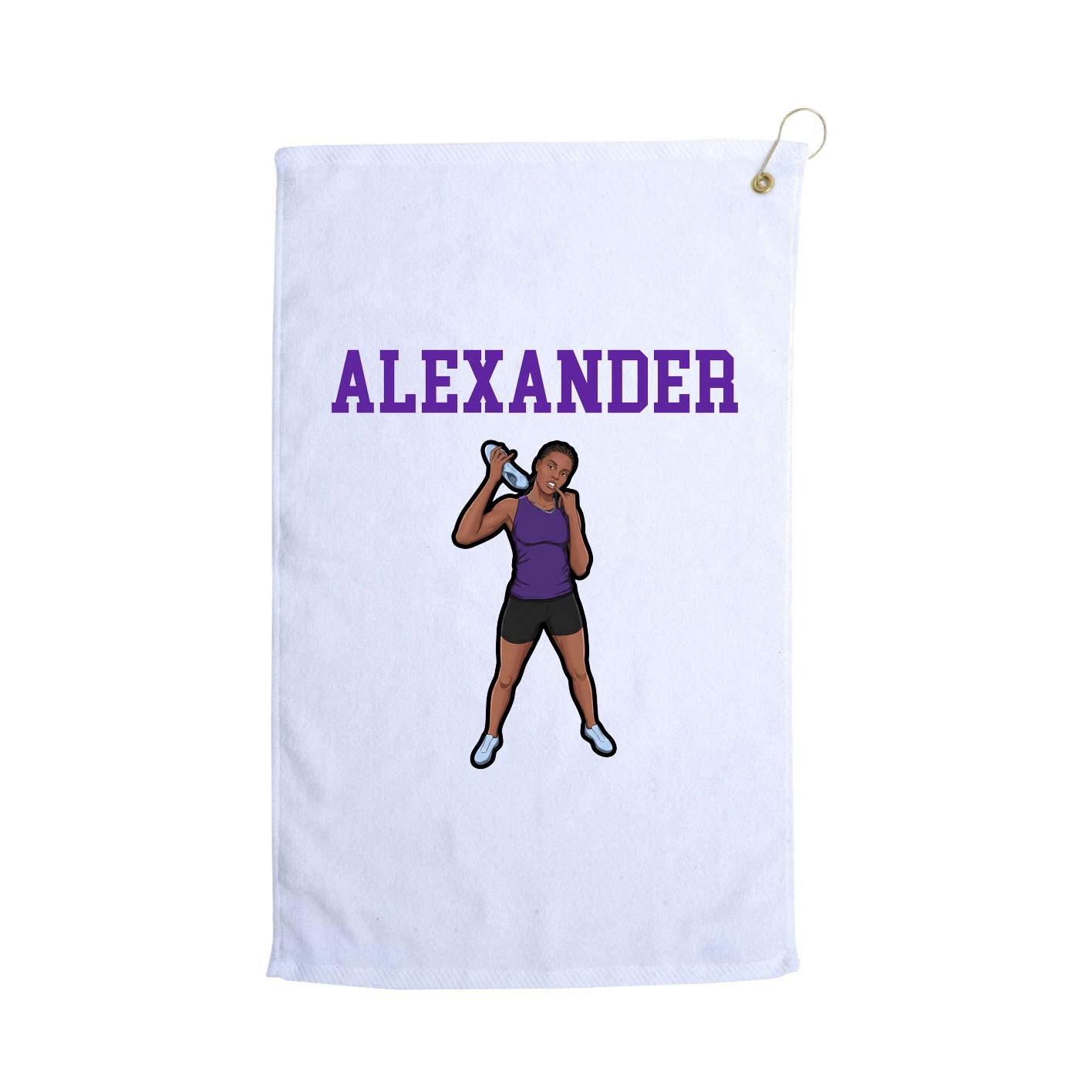 Golf Towel — Shirsey in White