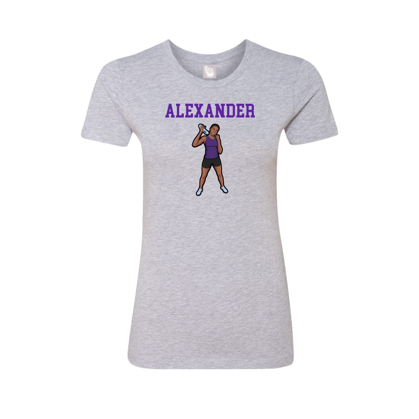 Fitted Women's Tee — Shirsey in Grey