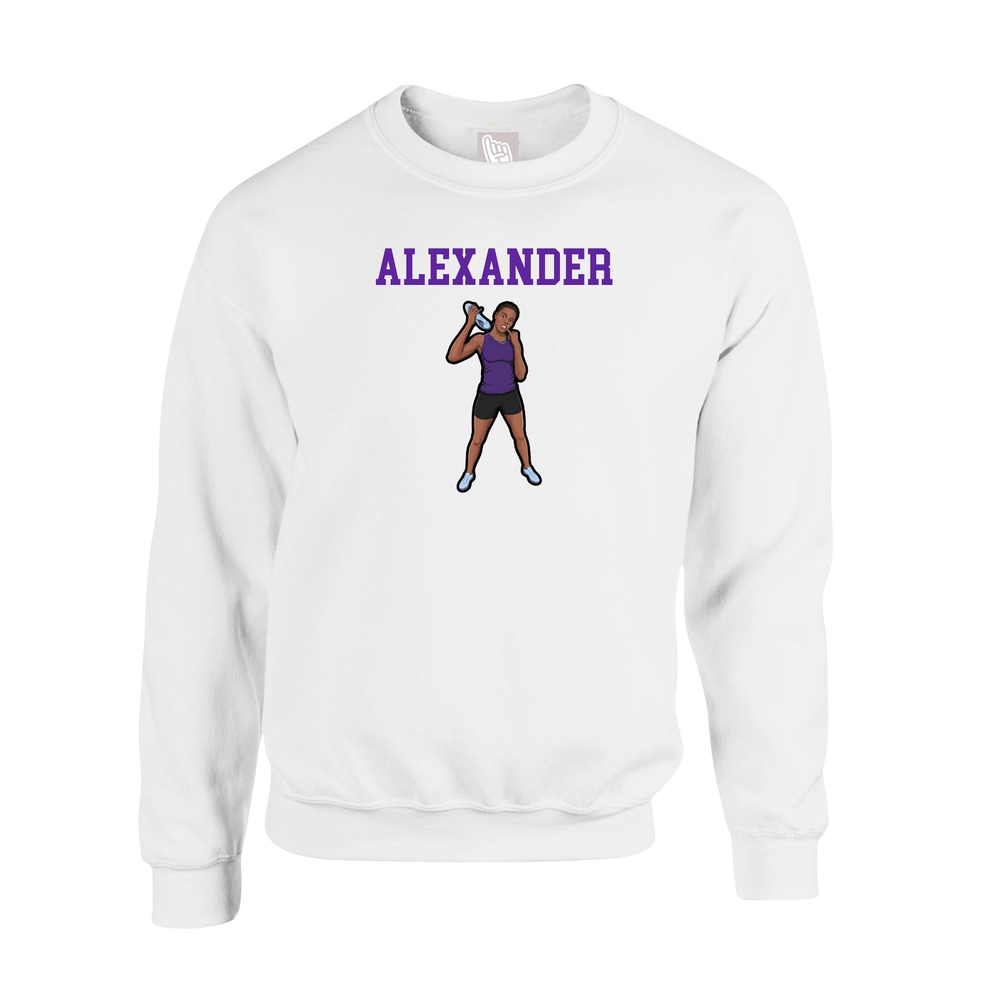 Fleece Crew — Shirsey in White
