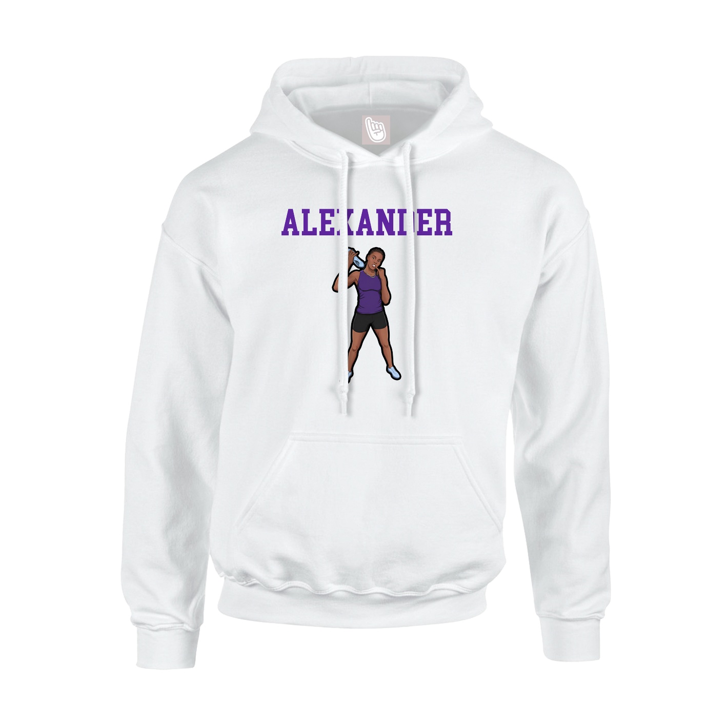 Youth Hoodie — Shirsey in White