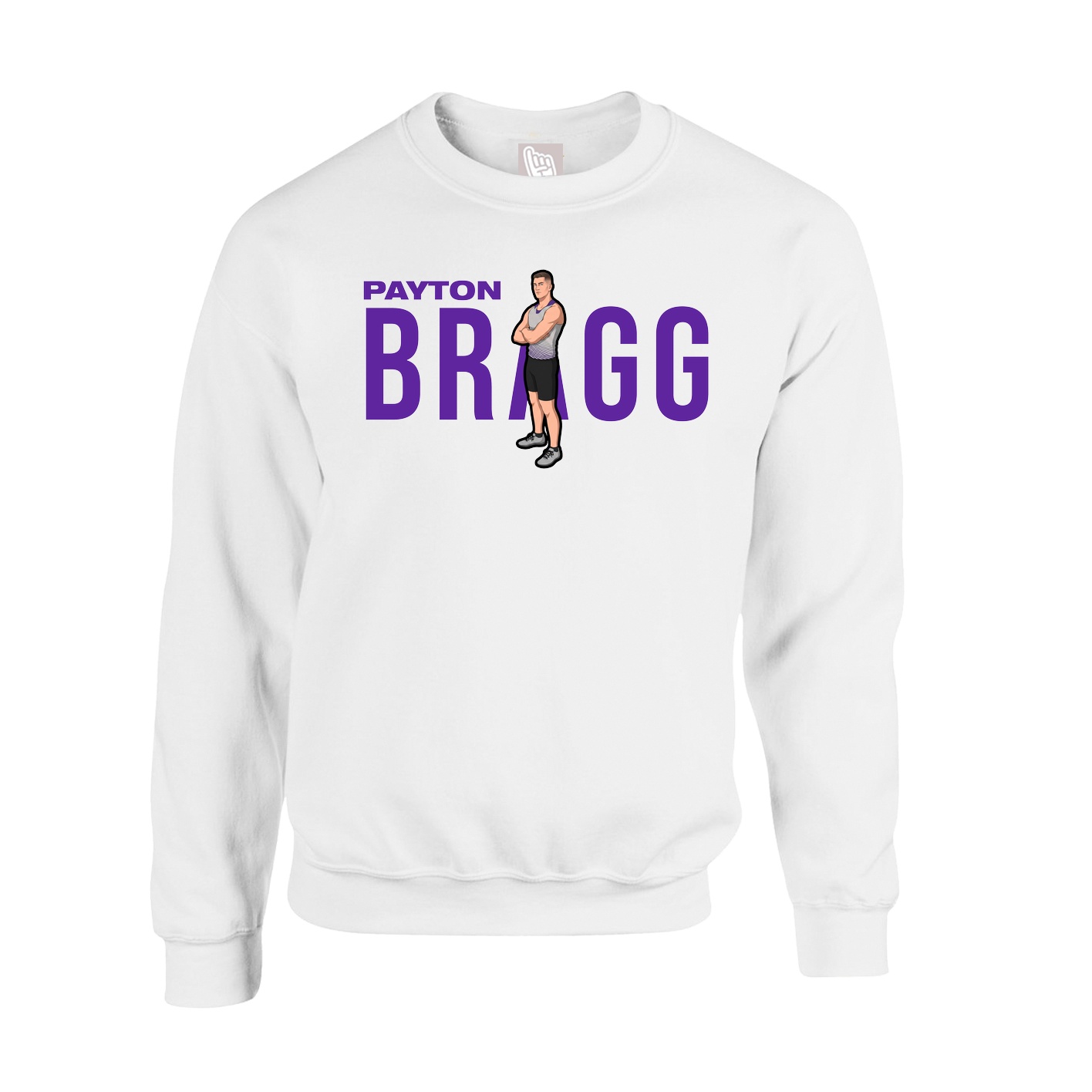 Fleece Crew — Player Name in White