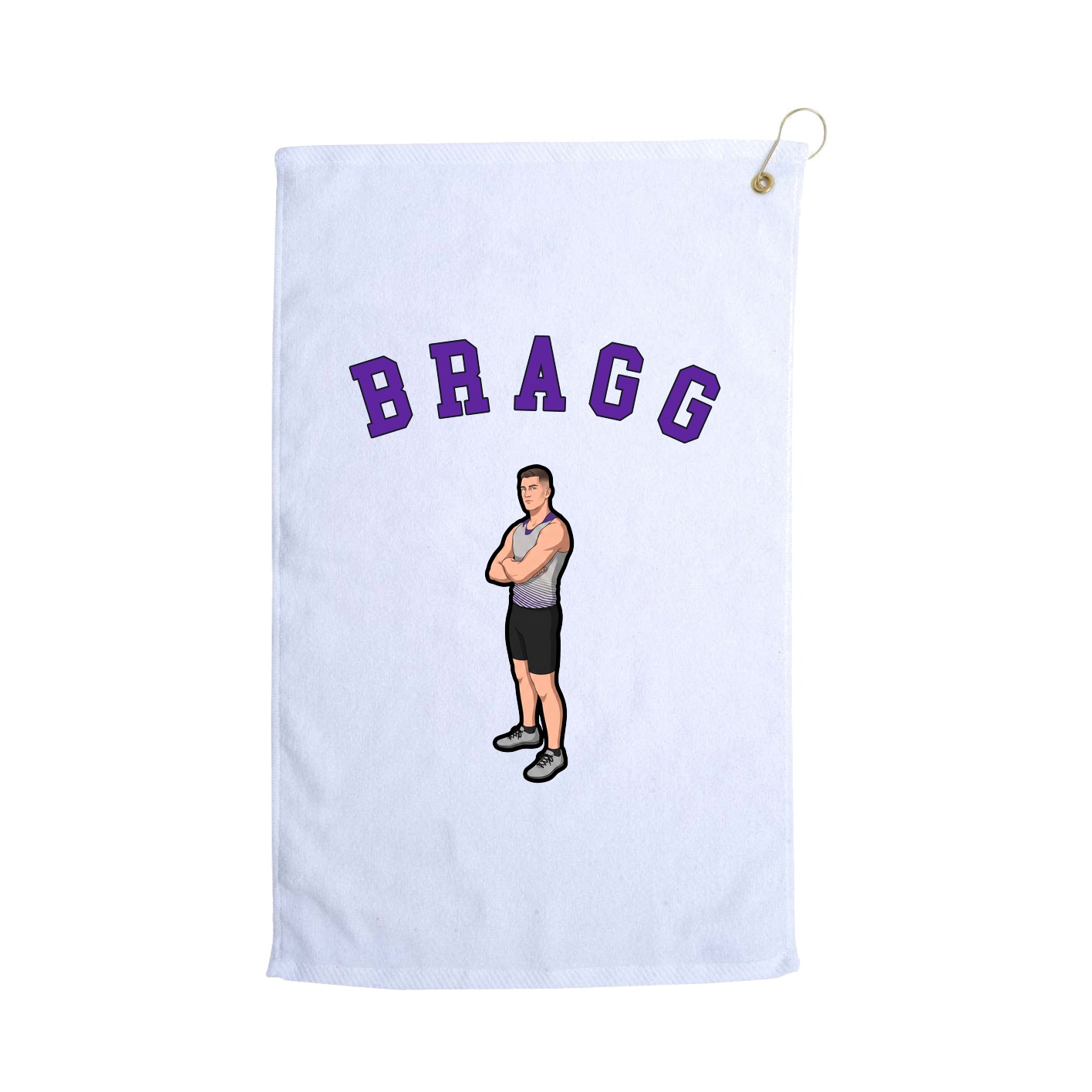 Golf Towel — Shirsey Arch in White