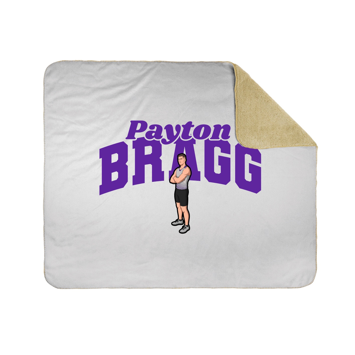 Throw Blanket — Signature Arch in White