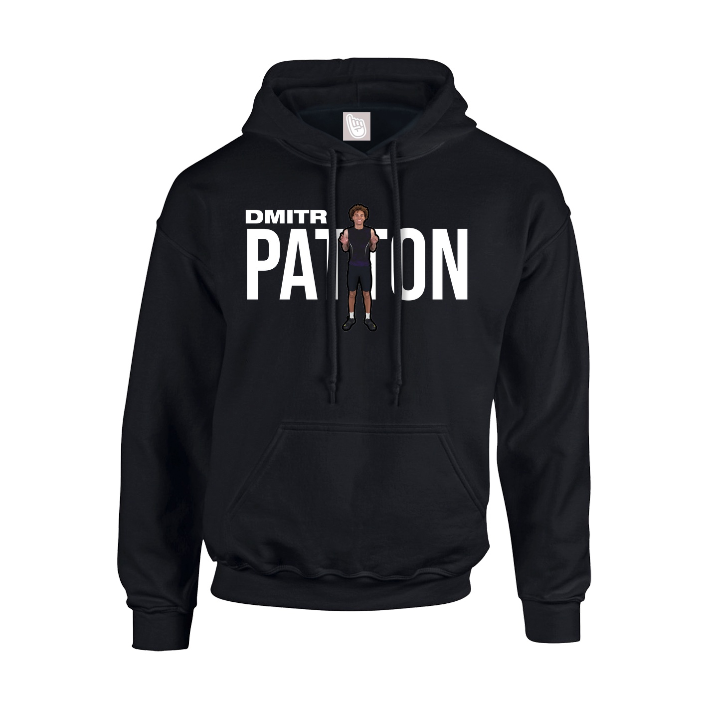 Youth Hoodie — Player Name in Black