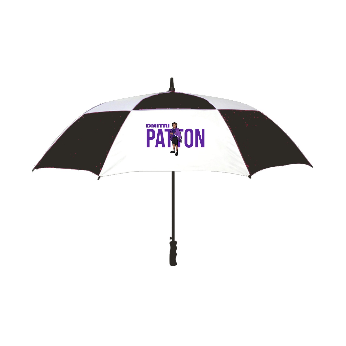 Golf Umbrella — Player Name in Black