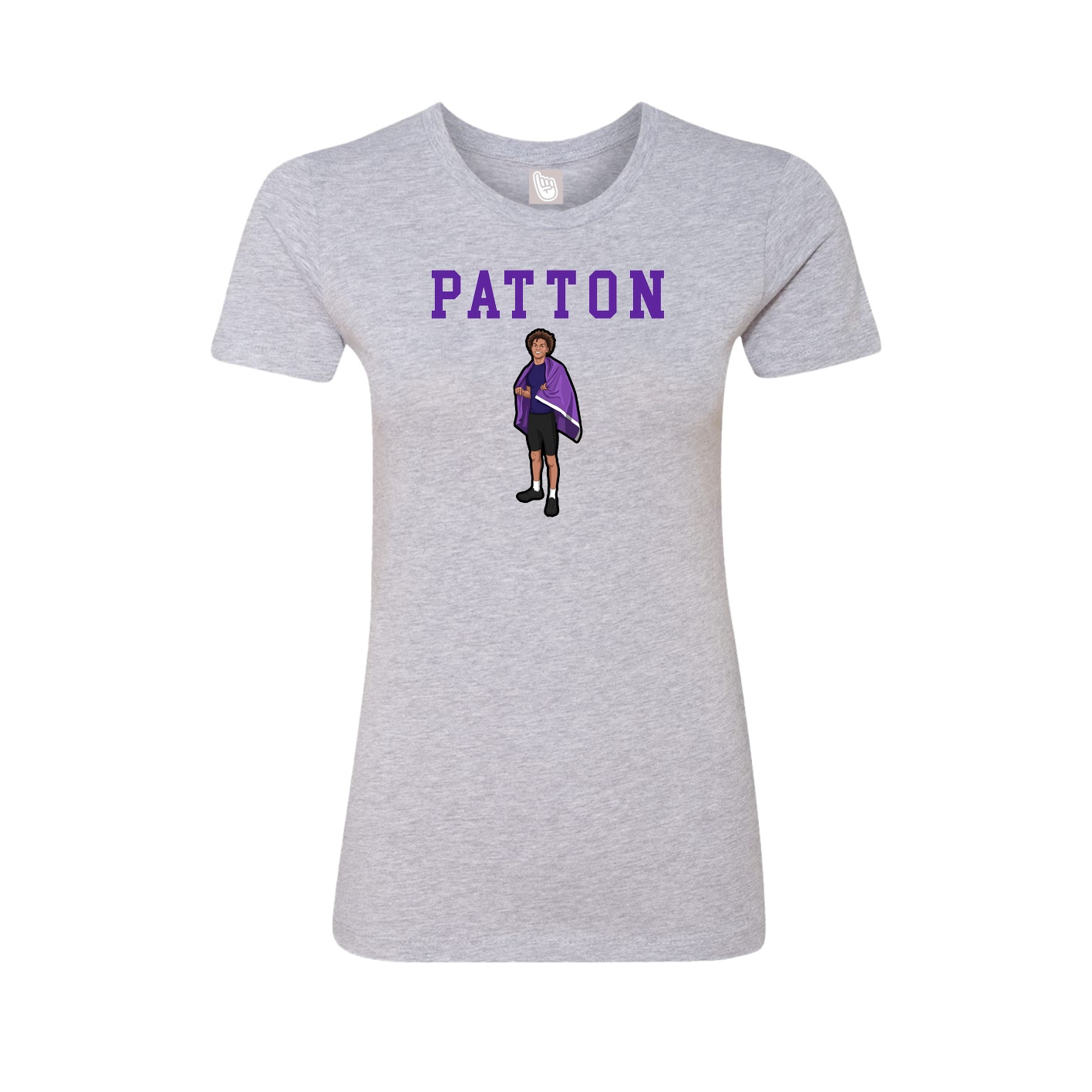 Fitted Women's Tee — Shirsey in Grey