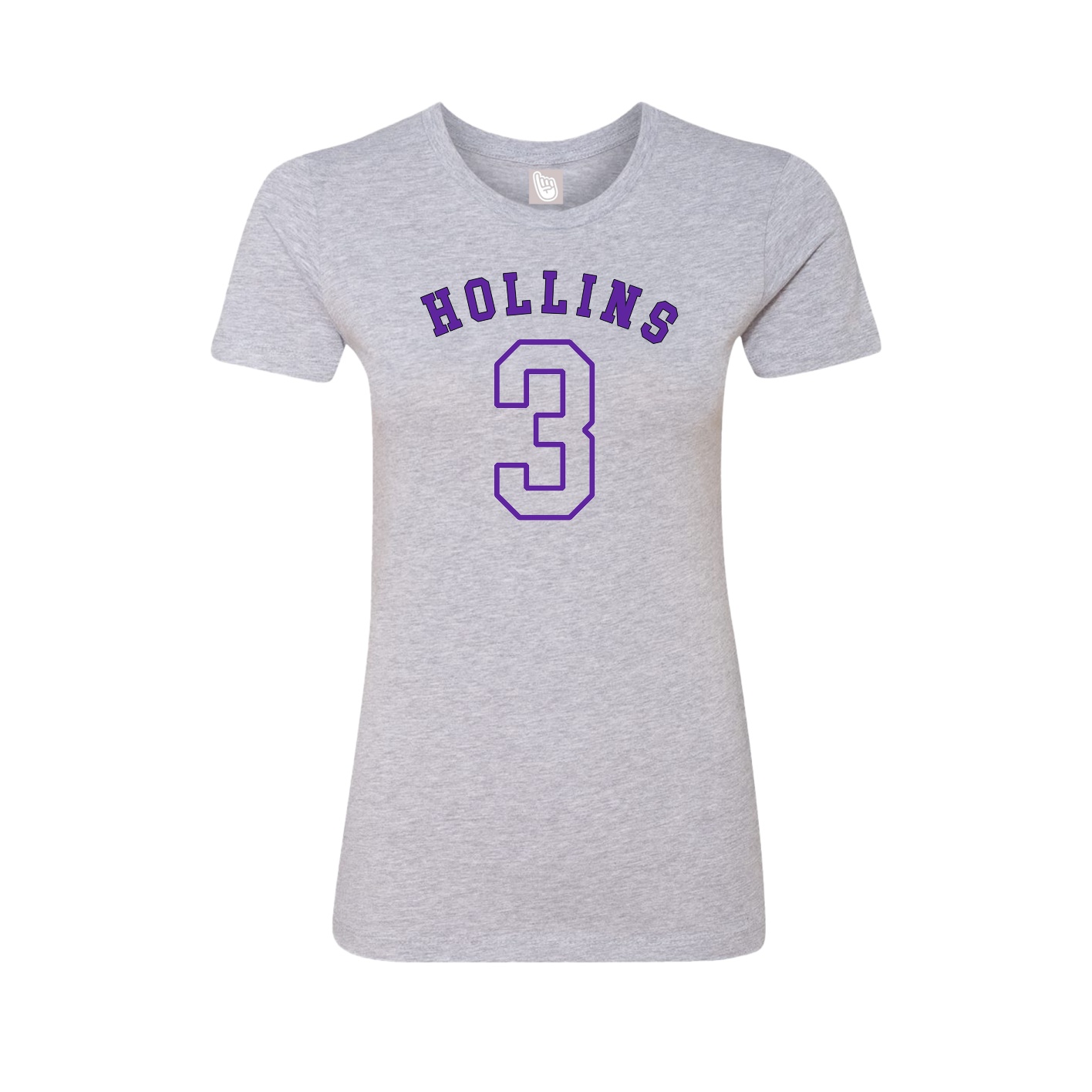 Fitted Women's Tee — Shirsey Arch in Grey