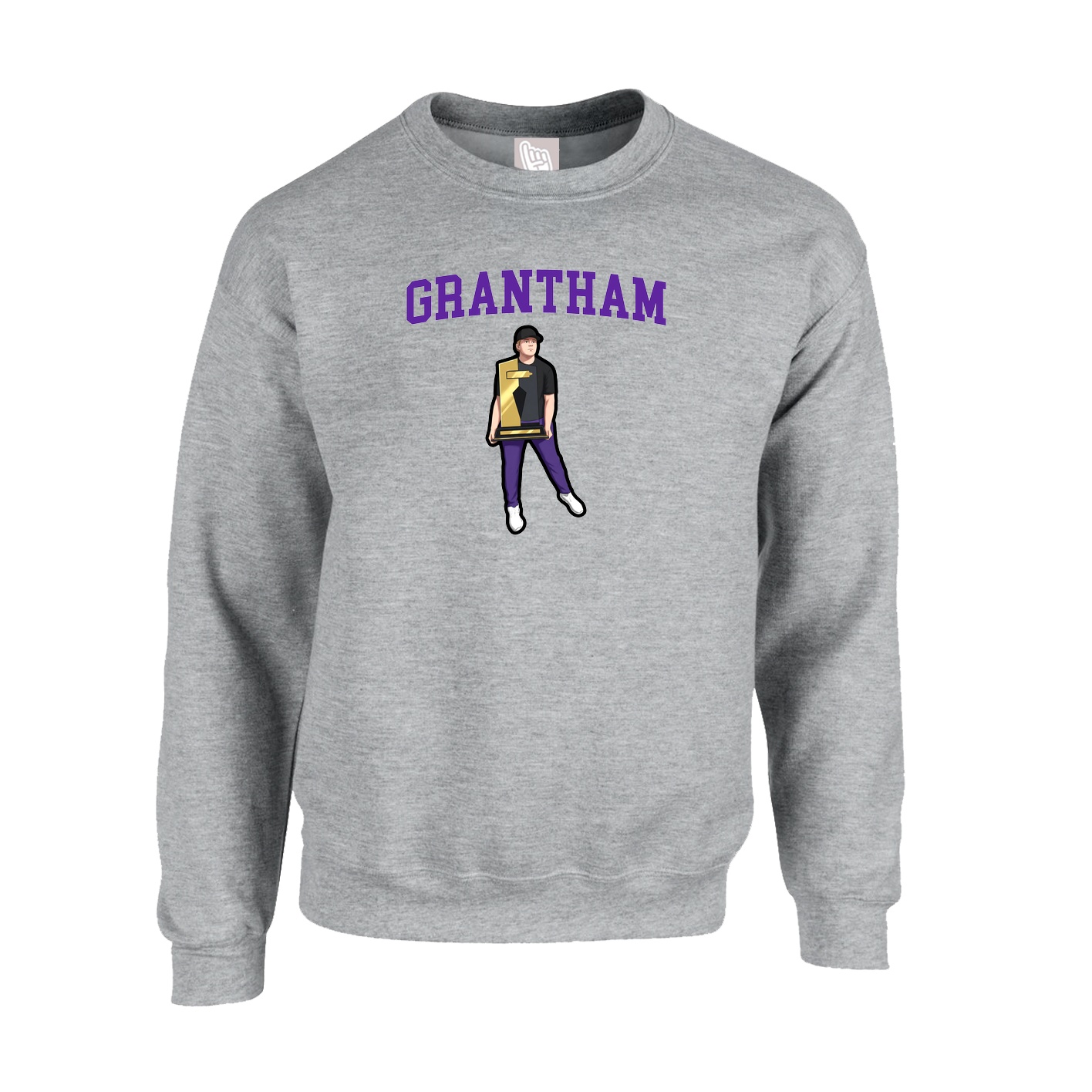 Fleece Crew — Shirsey in Grey