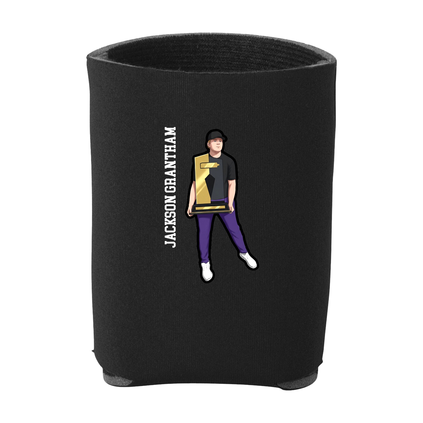 Can Holder — Name Vertical in Black