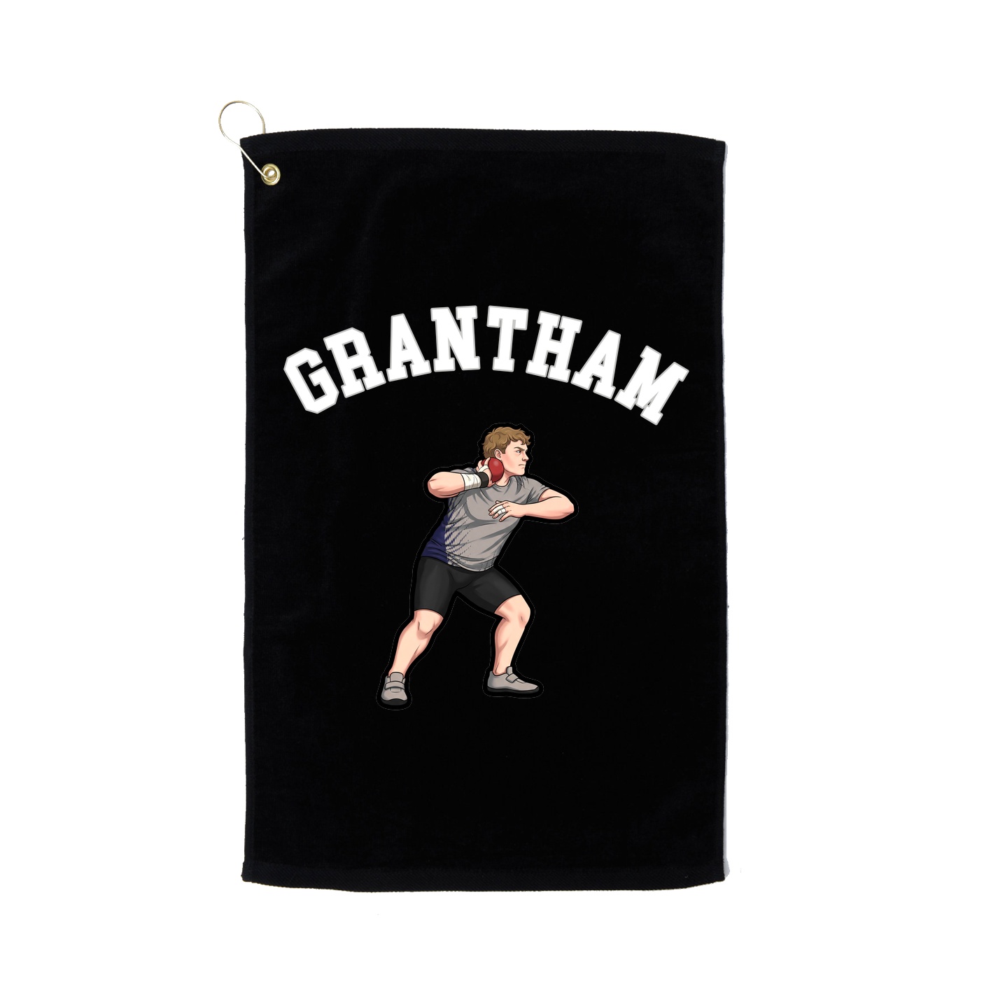 Golf Towel — Shirsey Arch in Black