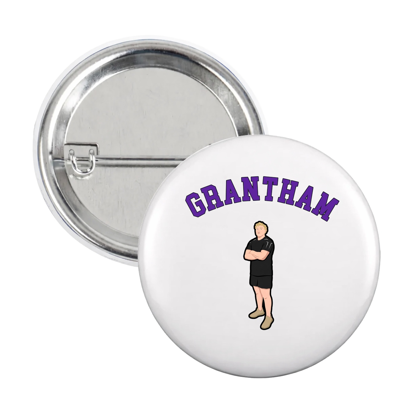Game Day Button — Shirsey Arch in White