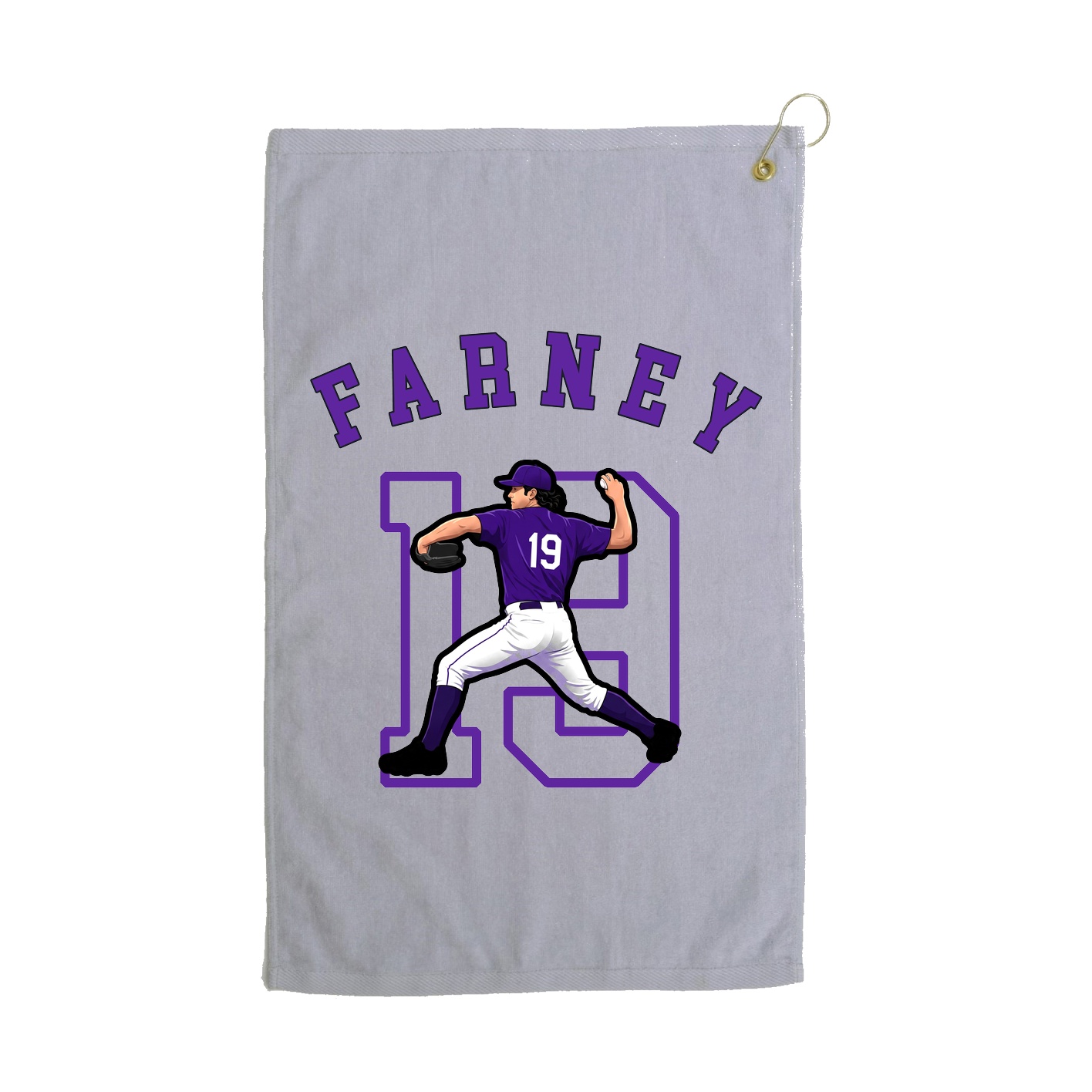 Golf Towel — Shirsey Arch in Grey