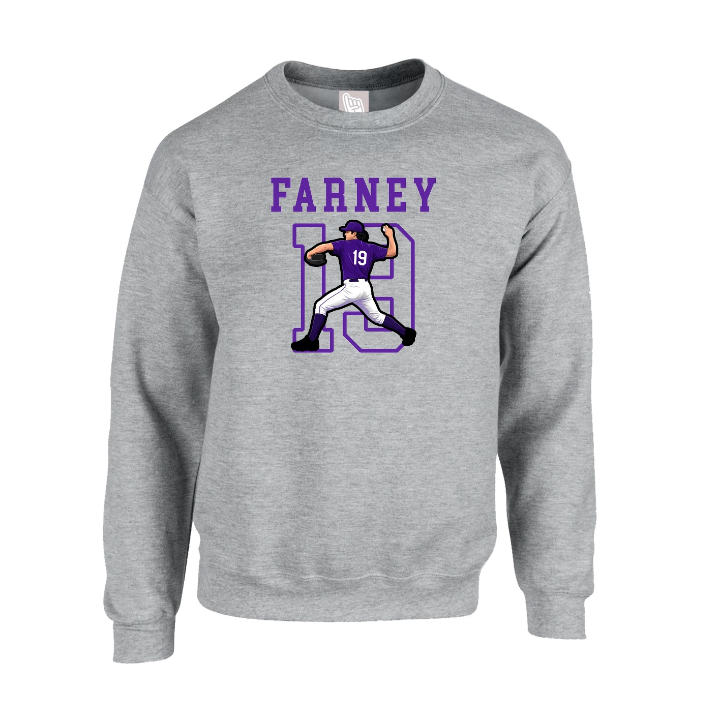 Fleece Crew — Shirsey in Grey