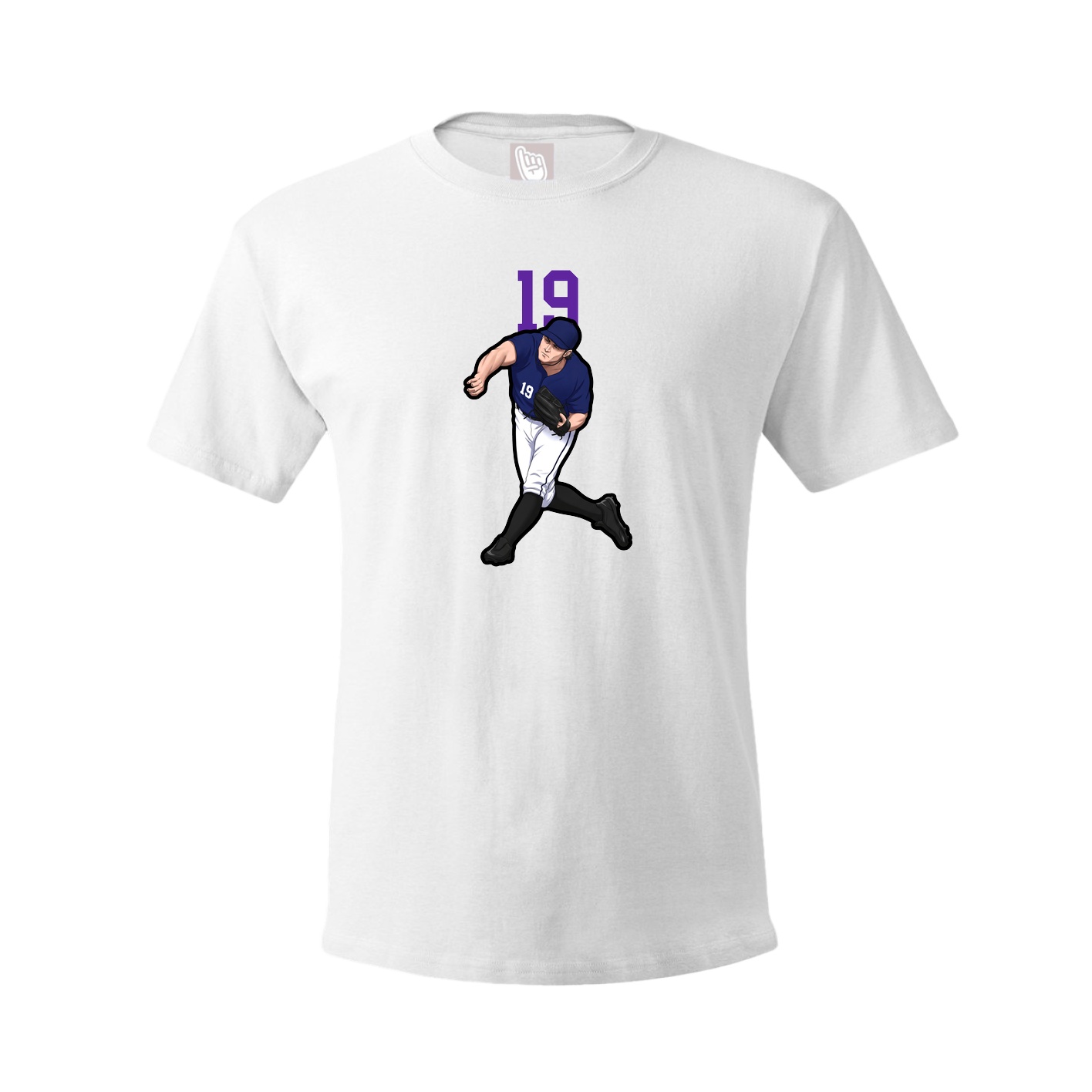Tee — Number Top in White