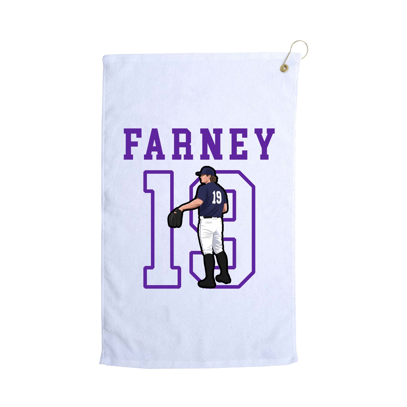 Golf Towel — Shirsey in White