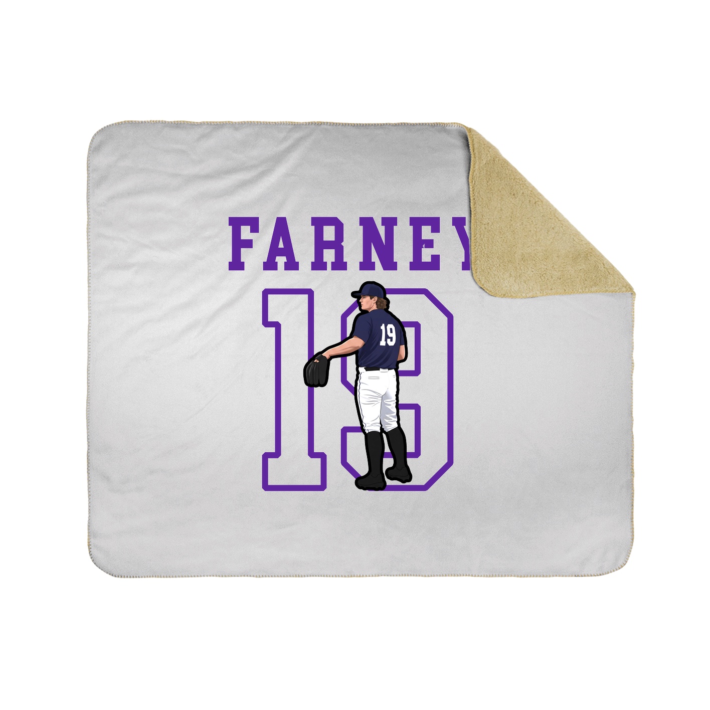 Throw Blanket — Shirsey in White