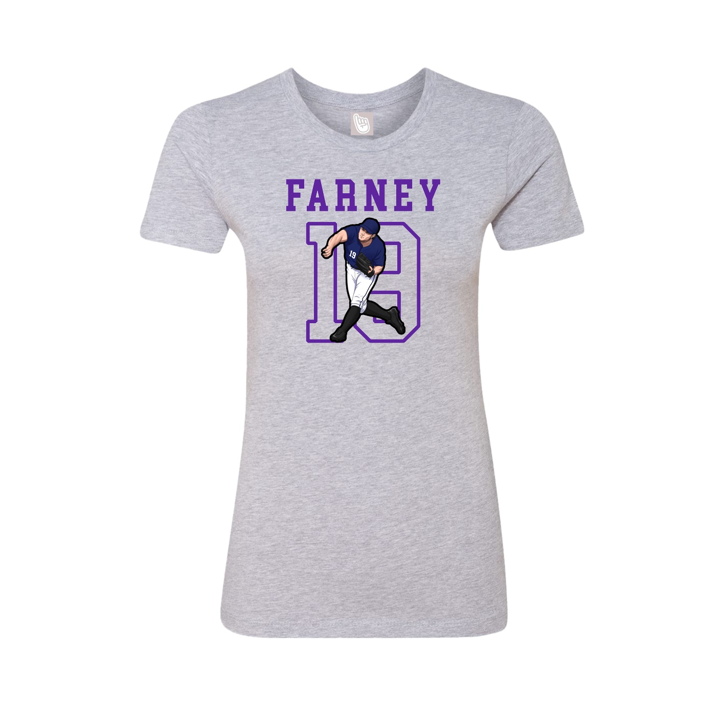 Fitted Women's Tee — Shirsey in Grey