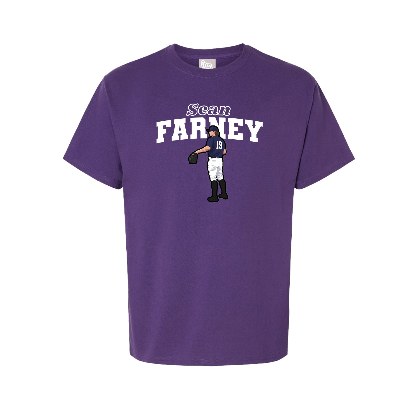 Tee — Name Arch in Purple