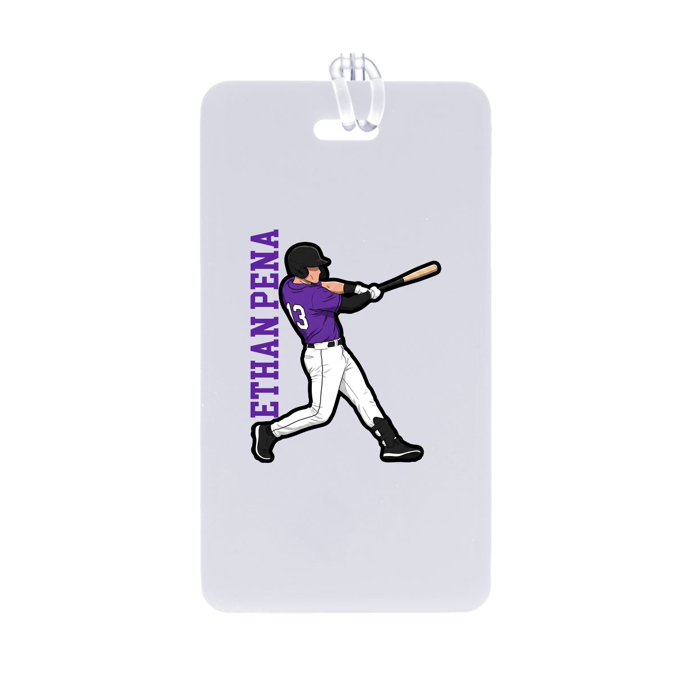 Bag Tag — Name Vertical in Classic
