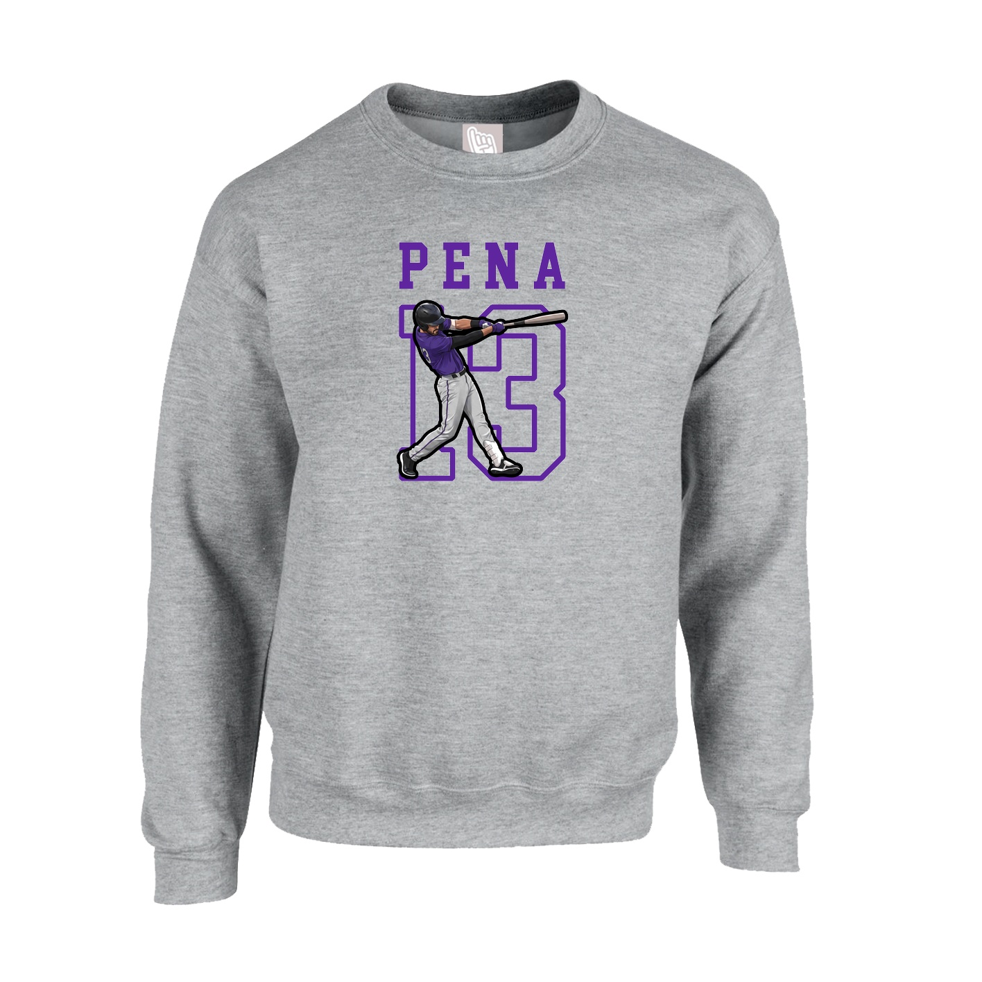 Fleece Crew — Shirsey in Grey