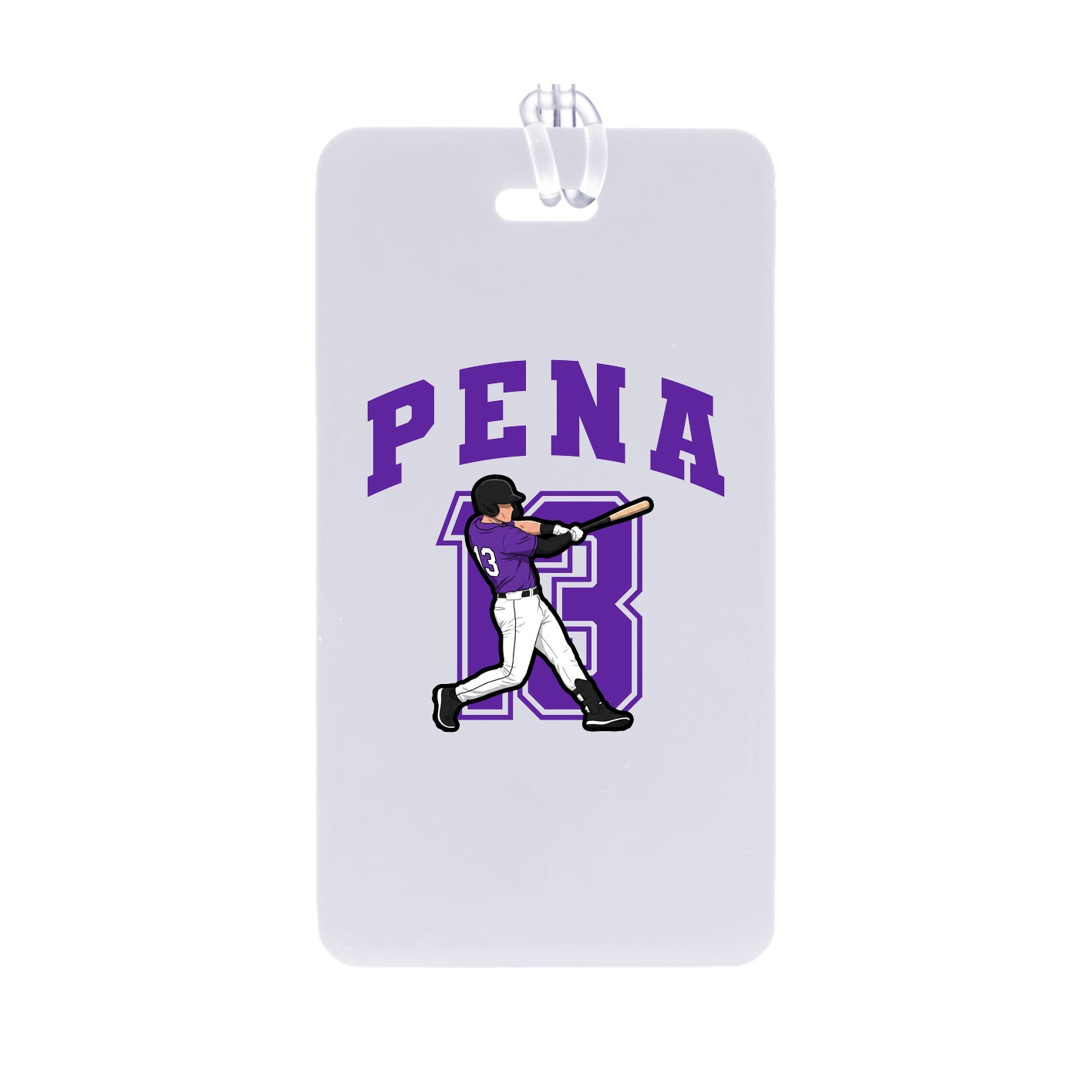 Bag Tag — Number in Classic