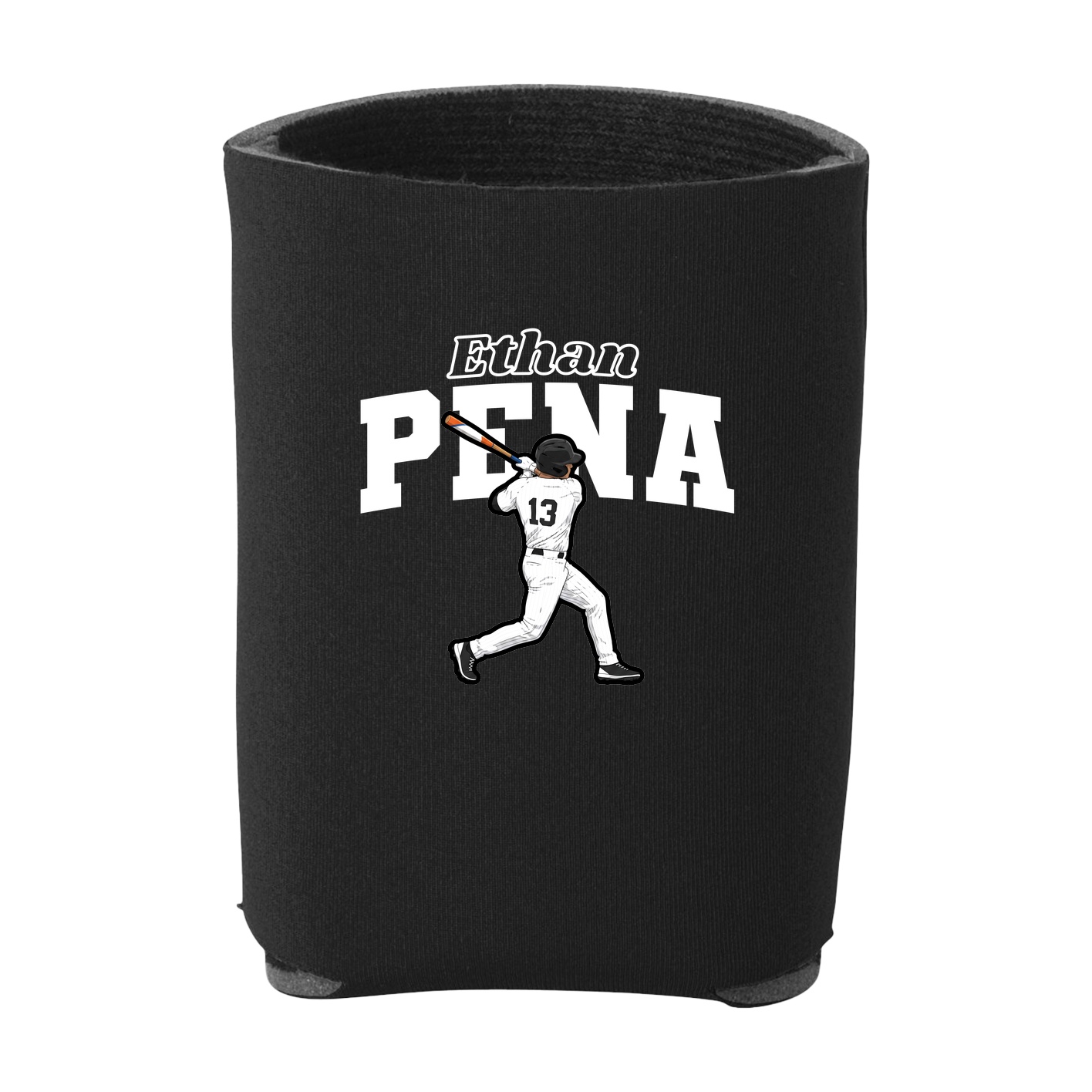 Can Holder — Name Arch in Black