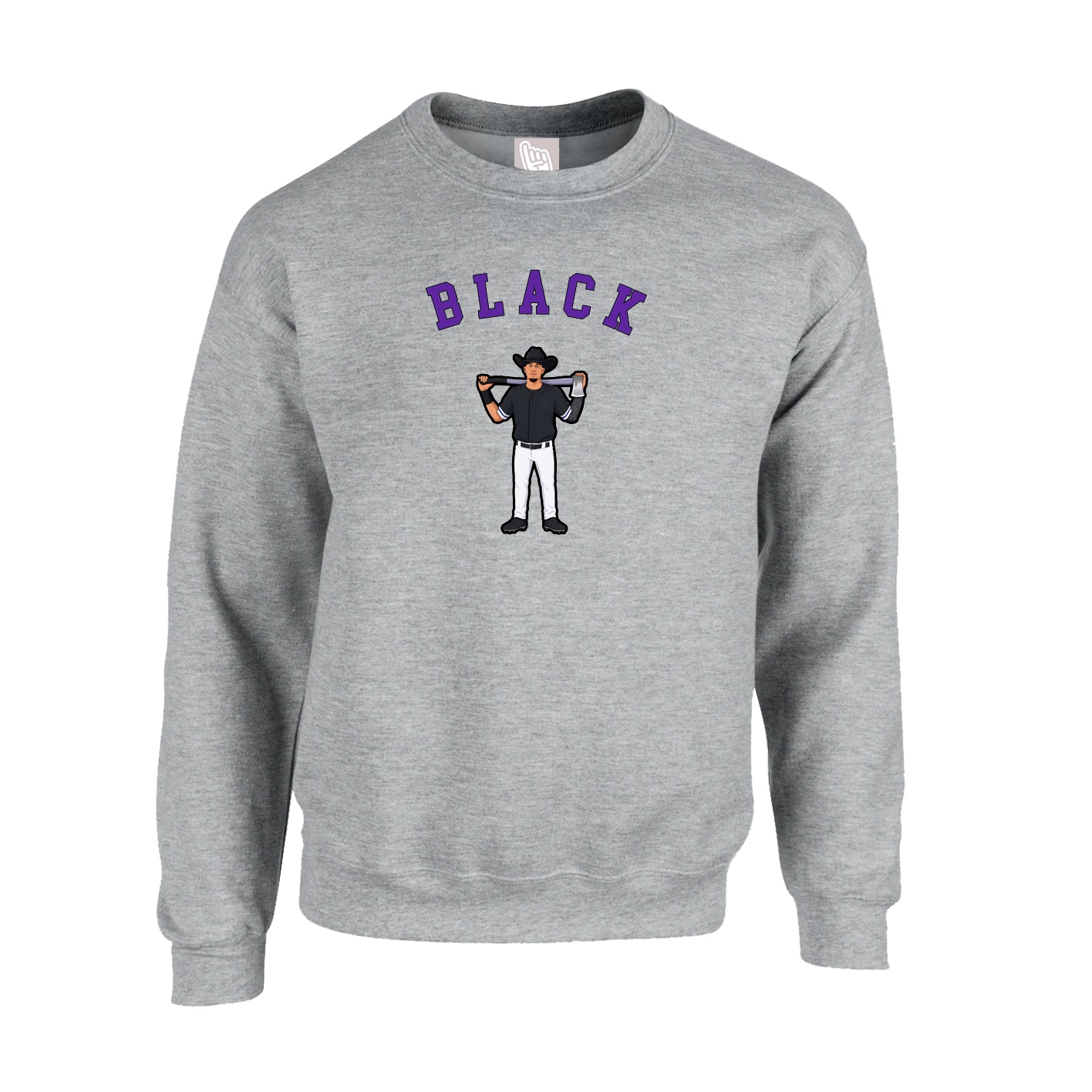 Fleece Crew — Shirsey Arch in Grey