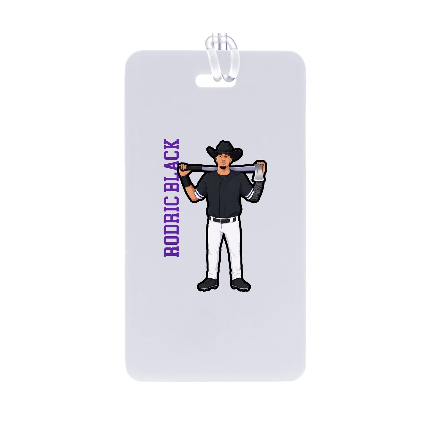 Bag Tag — Name Vertical in Classic