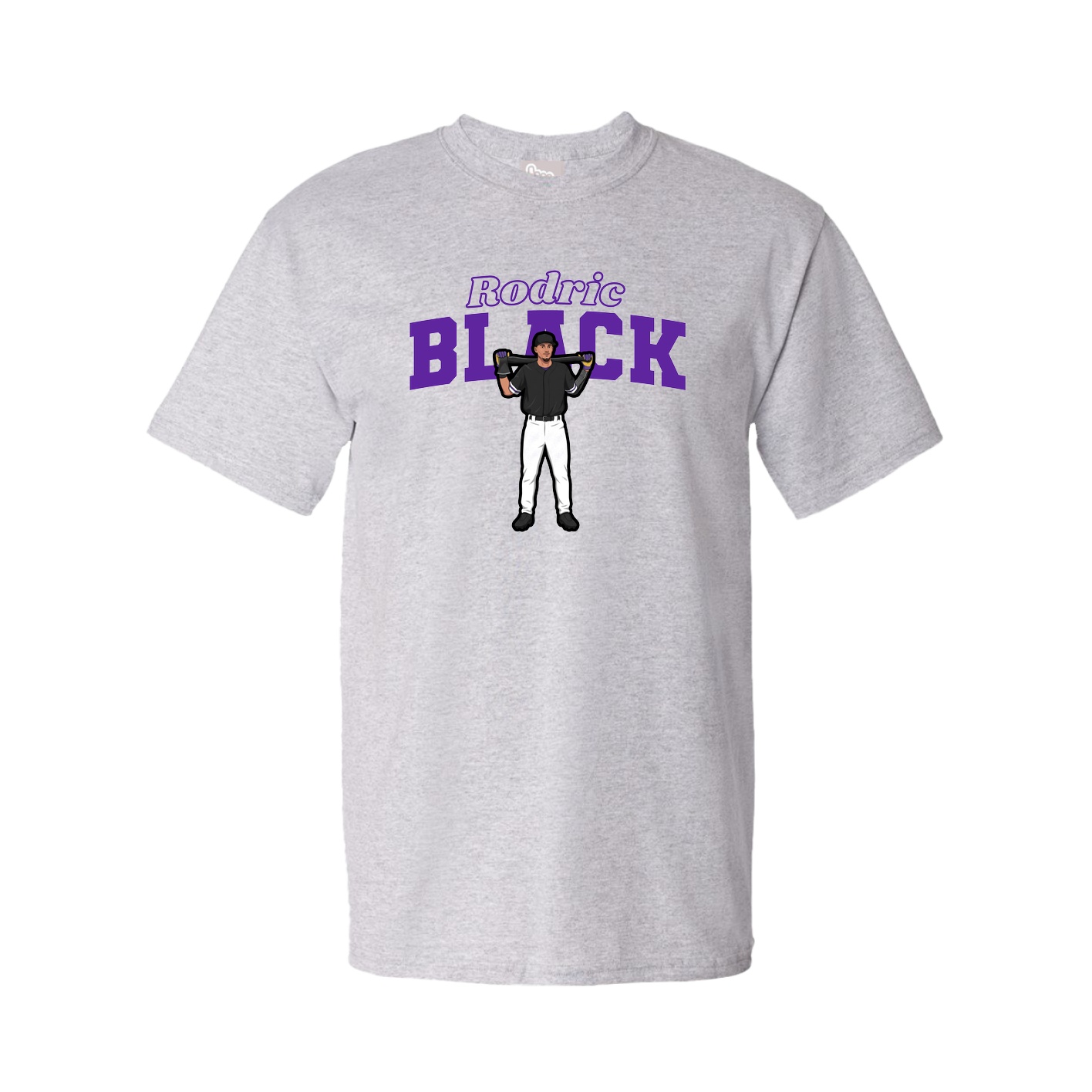 Youth Tee — Name Arch in Grey