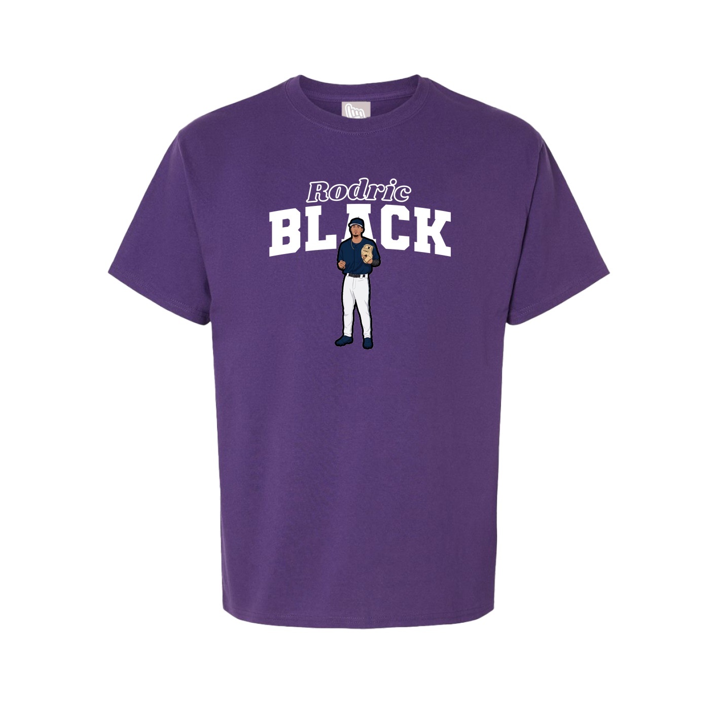 Youth Tee — Name Arch in Purple