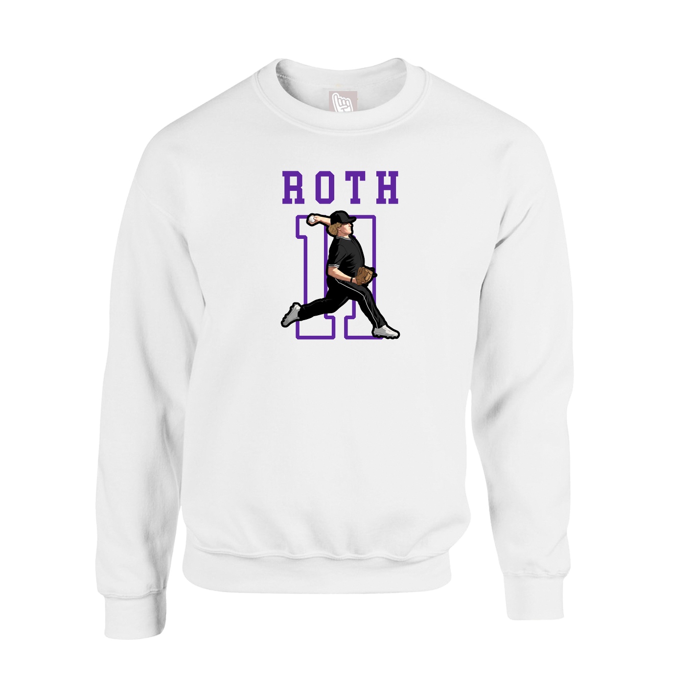 Fleece Crew — Shirsey in White
