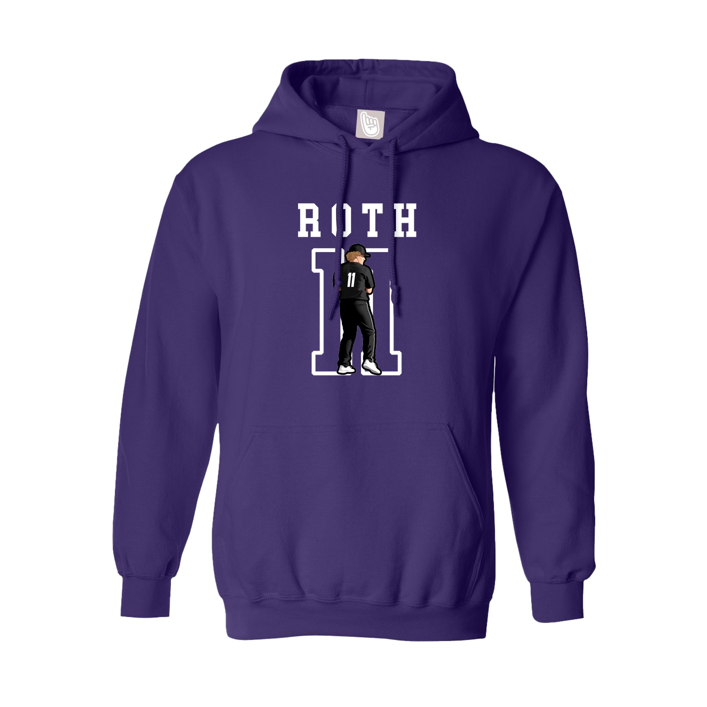 Hoodie — Shirsey in Purple