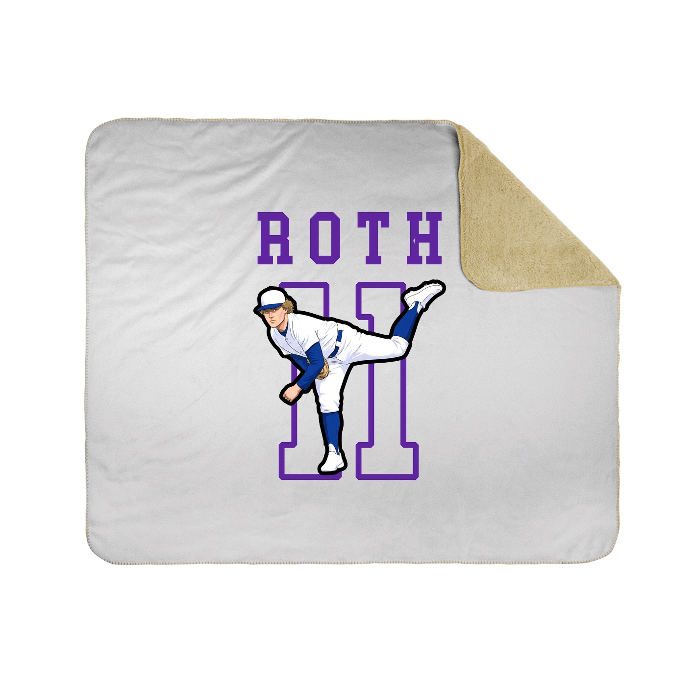 Throw Blanket — Shirsey in White