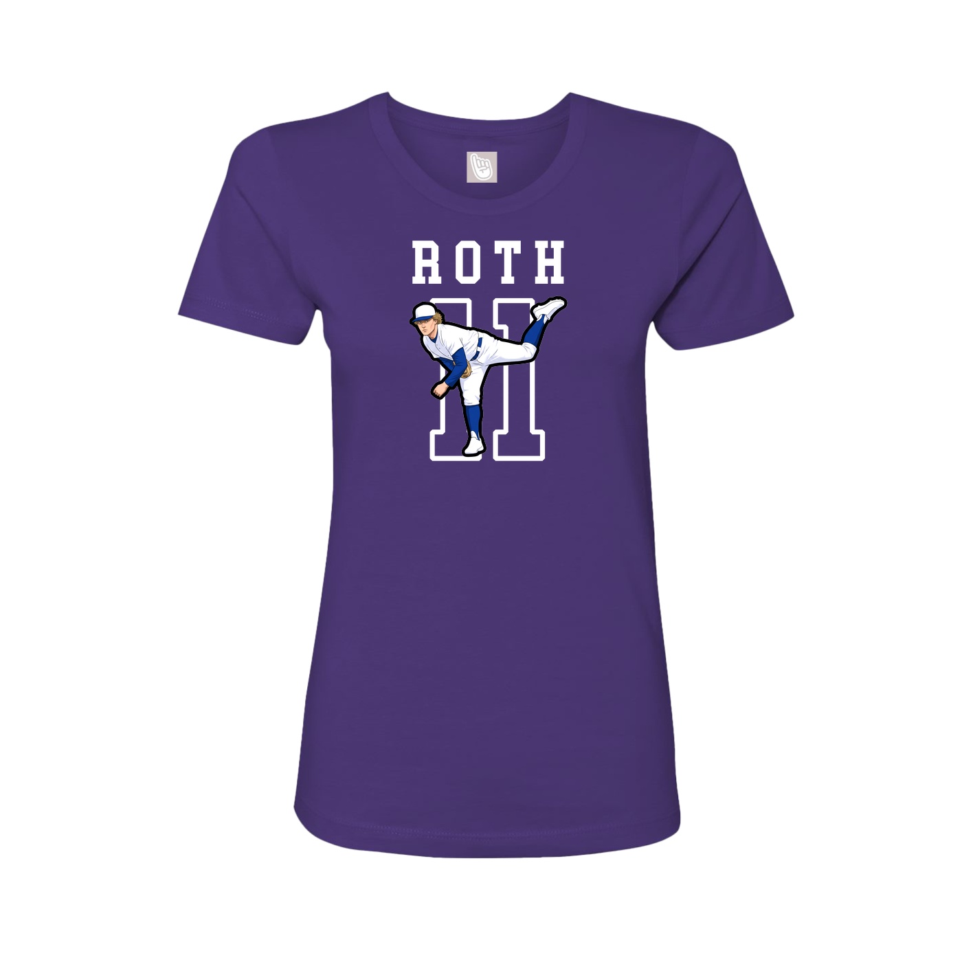 Fitted Women's Tee — Shirsey in Purple