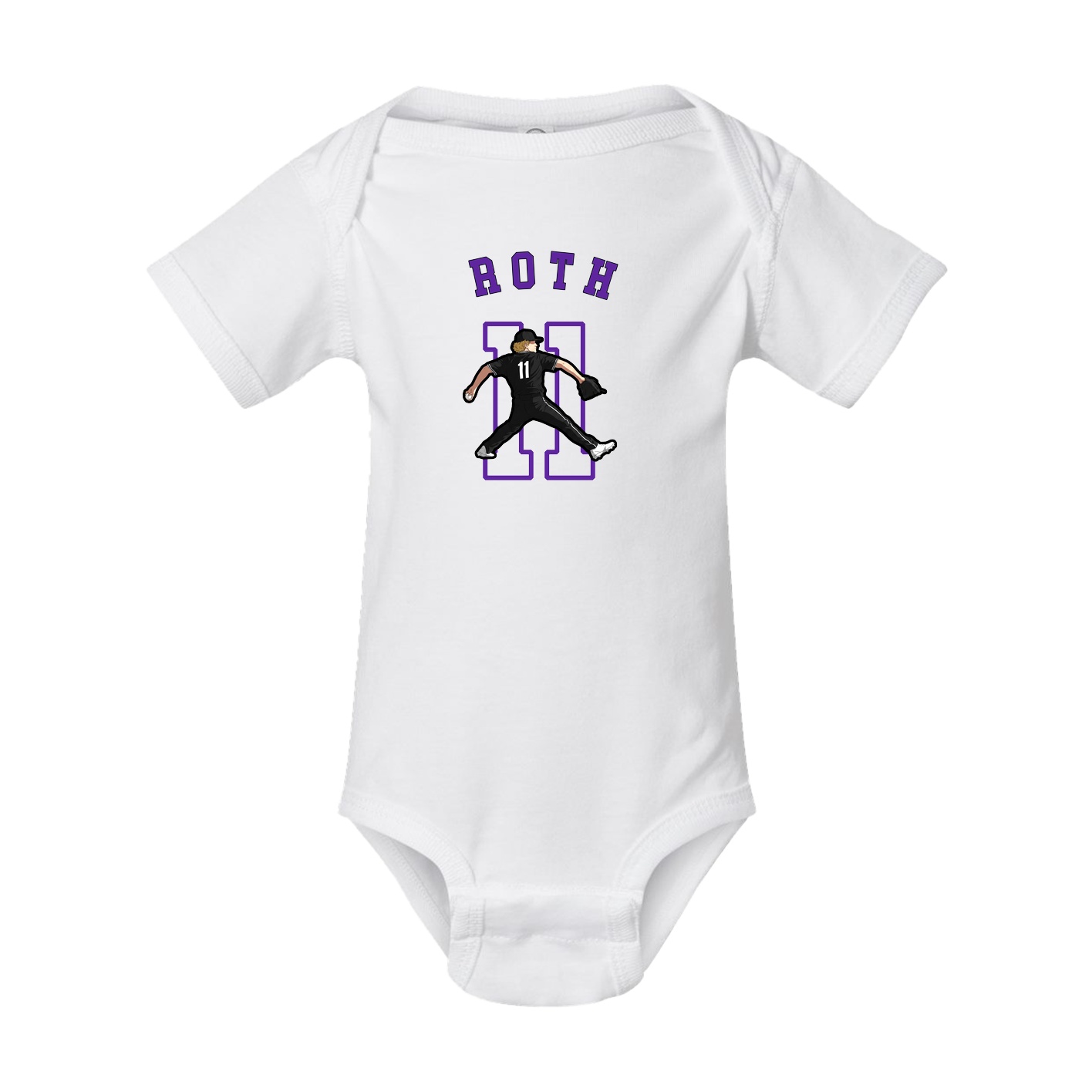 Baby Onesie — Shirsey Arch in White