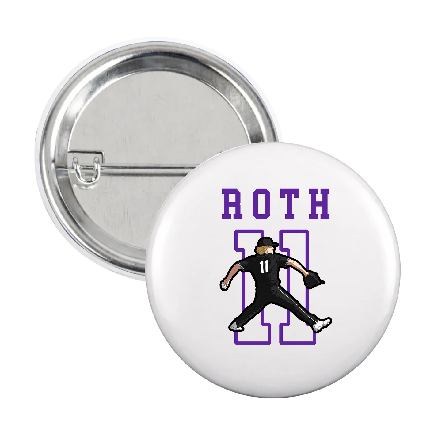 Game Day Button — Shirsey in White