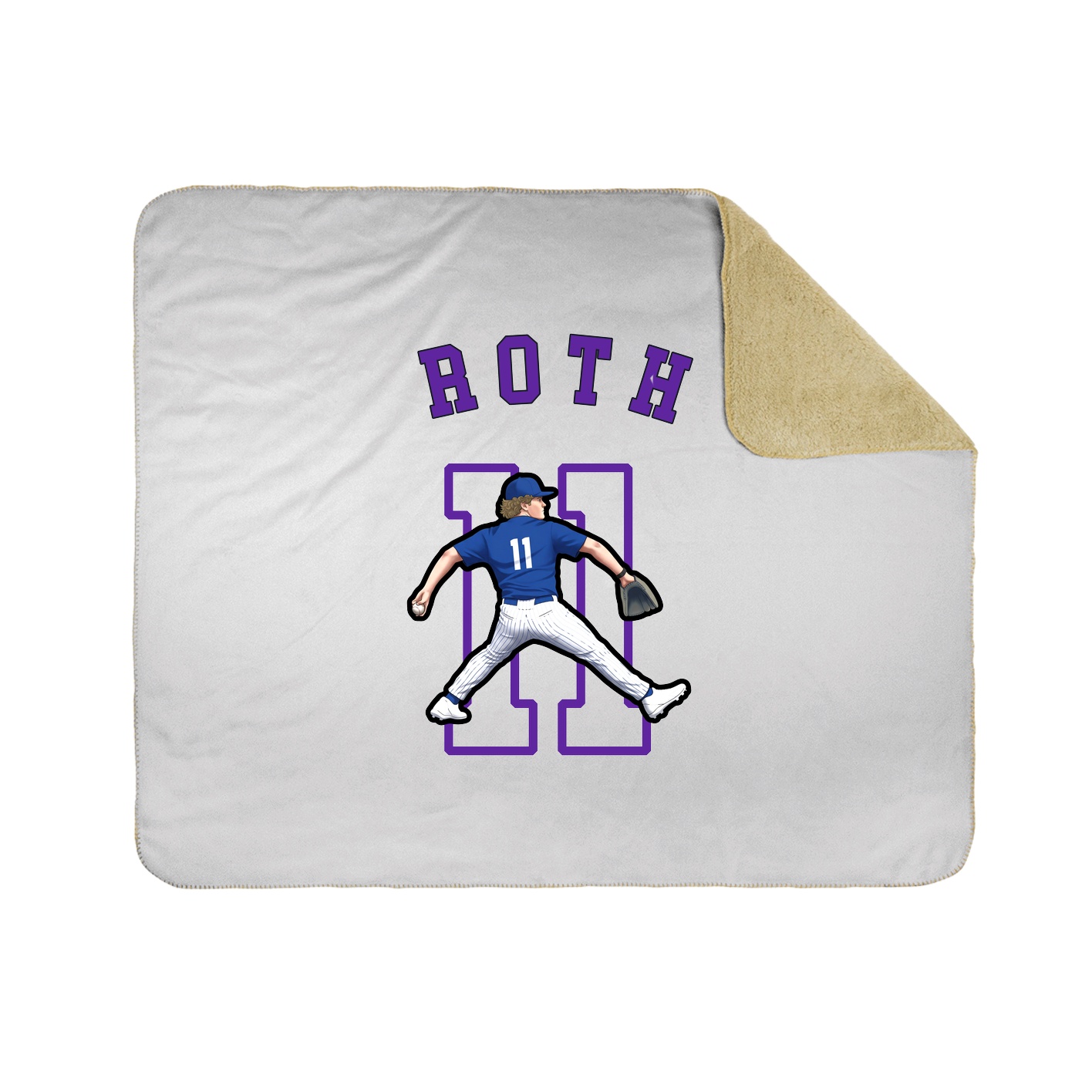 Throw Blanket — Shirsey Arch in White