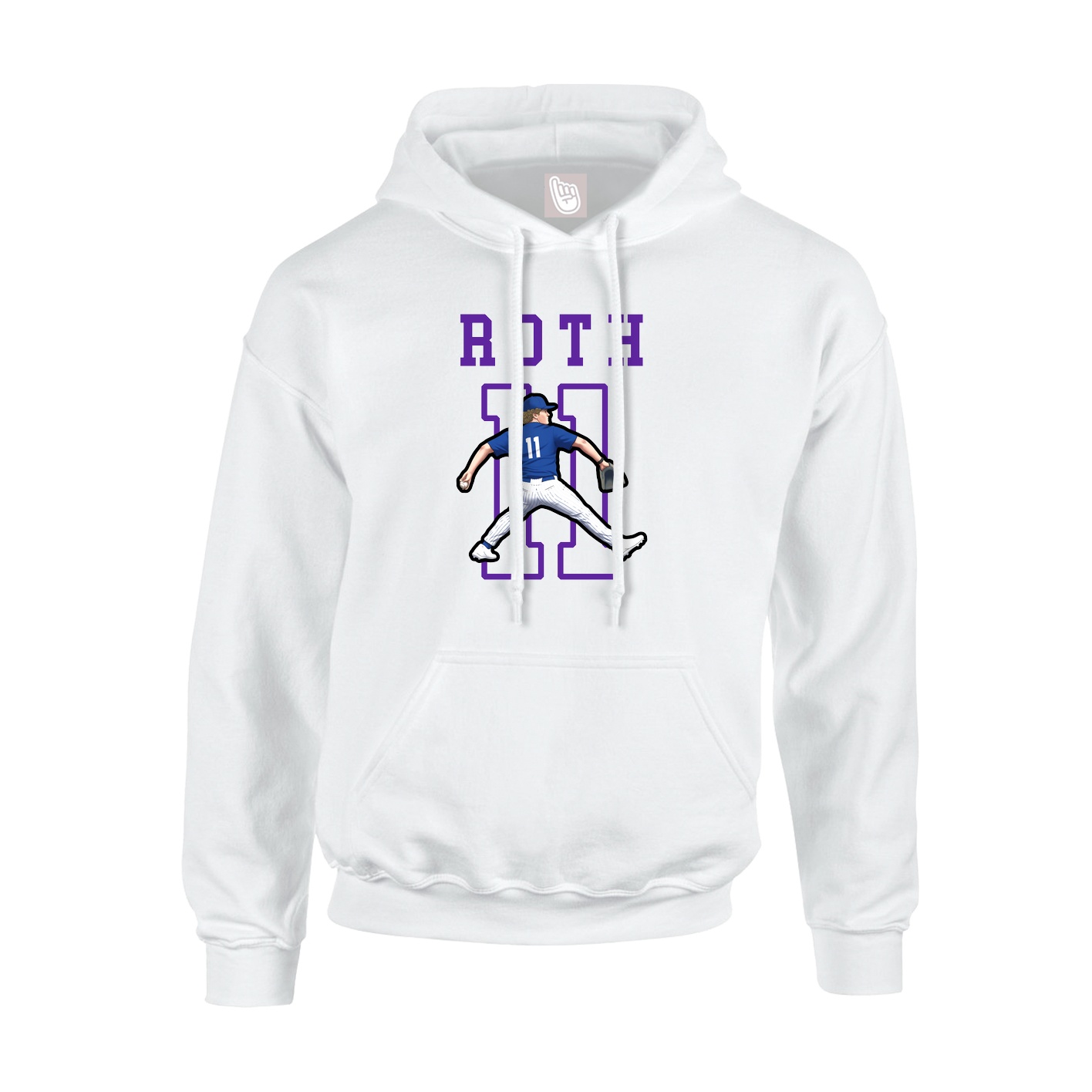 Hoodie — Shirsey in White