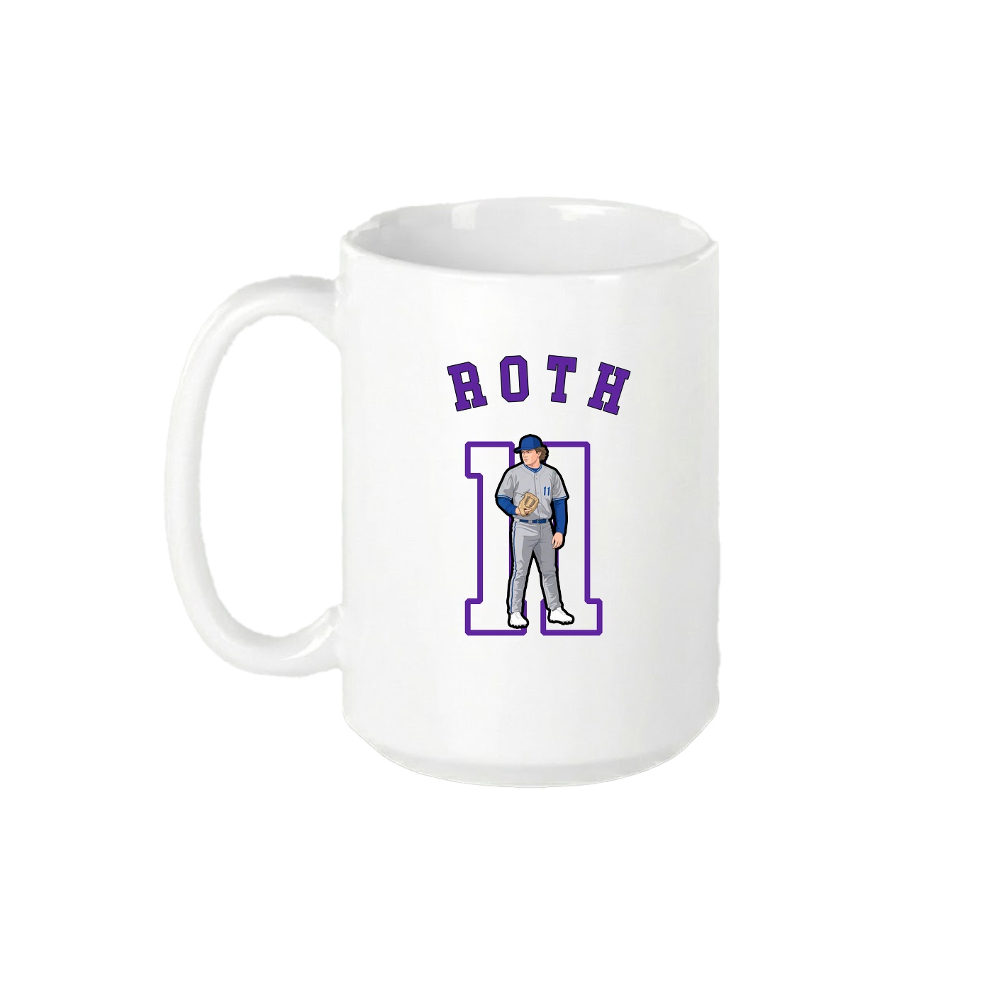 15oz Coffee Mug — Shirsey Arch in White