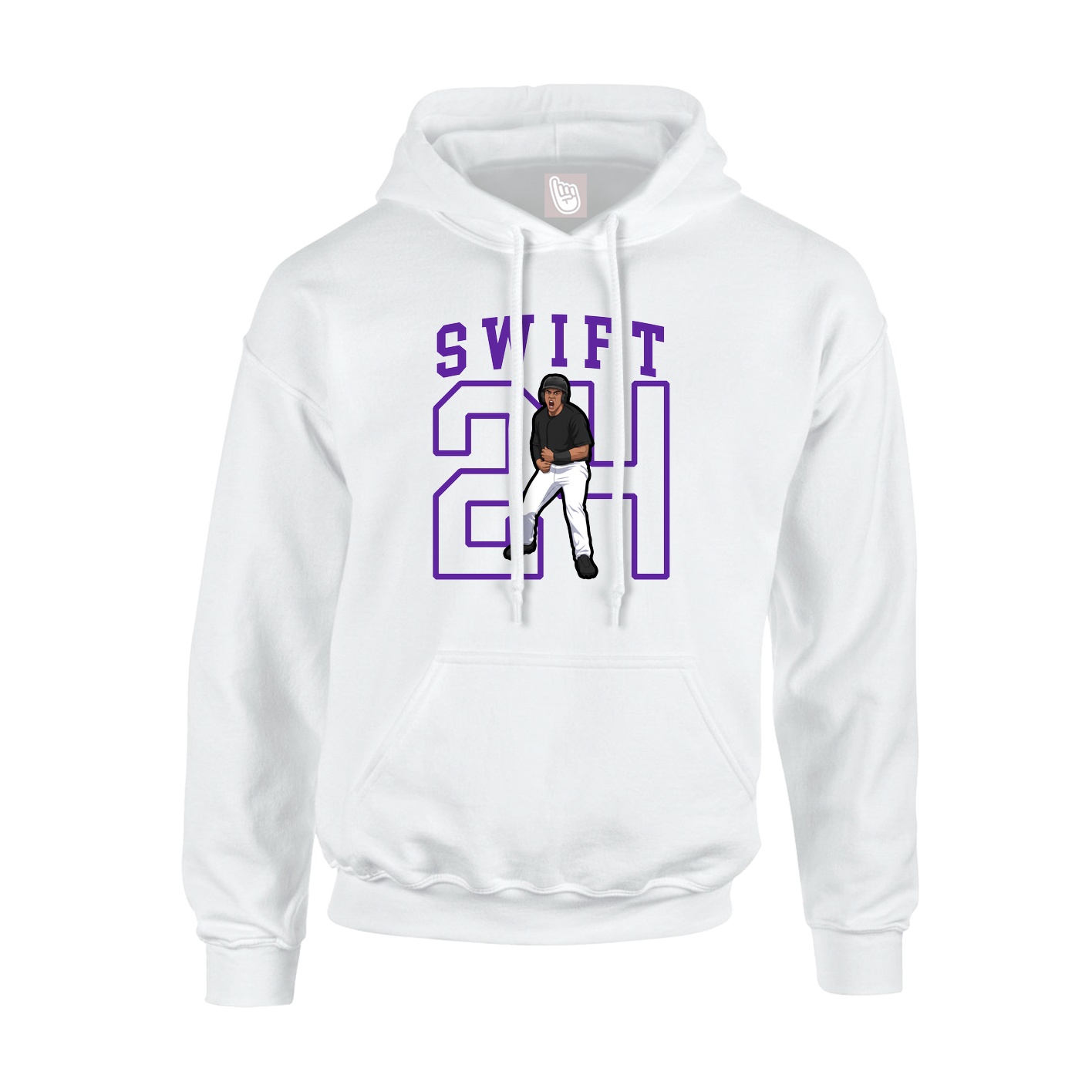 Youth Hoodie — Shirsey in White