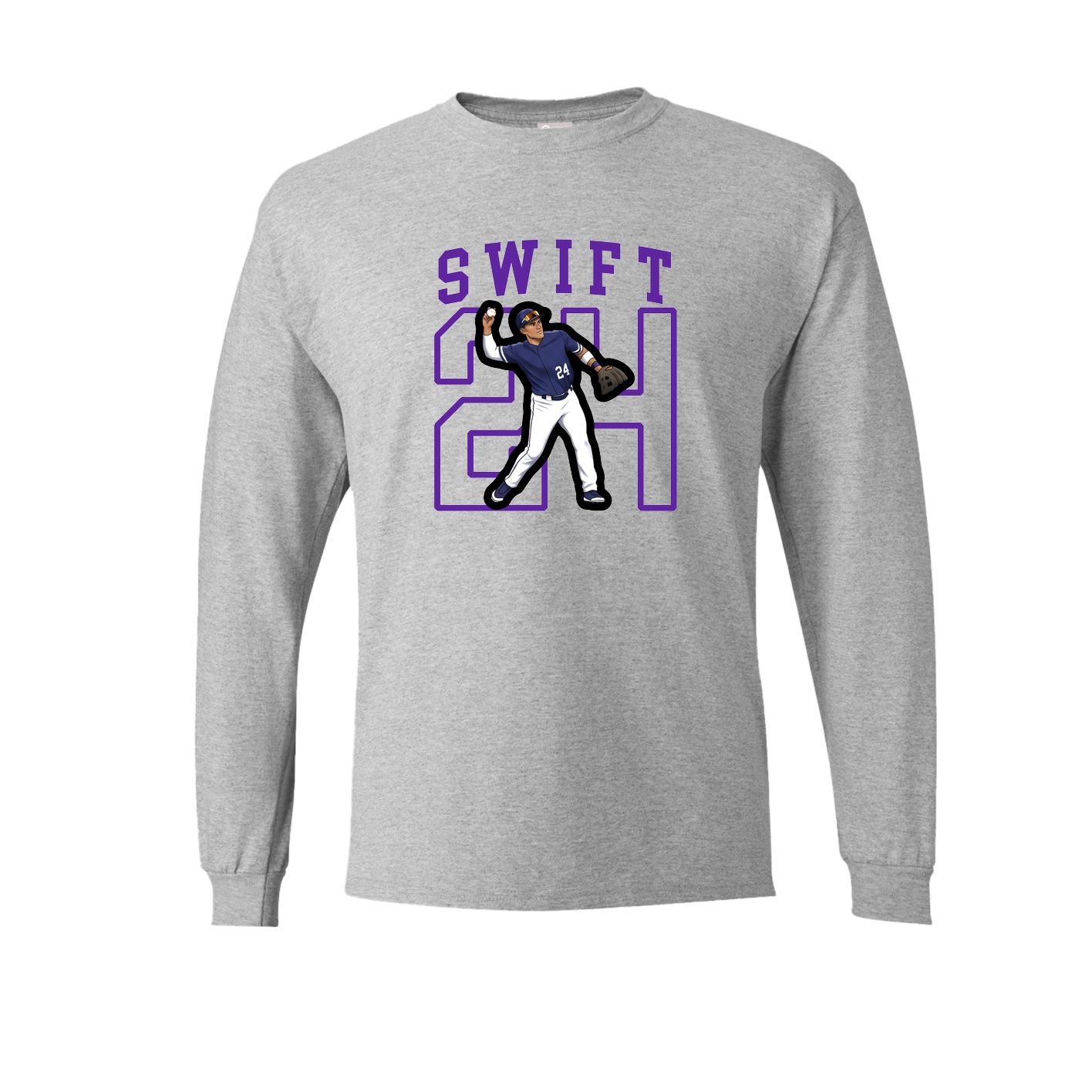 Long Sleeve Tee — Shirsey in Grey