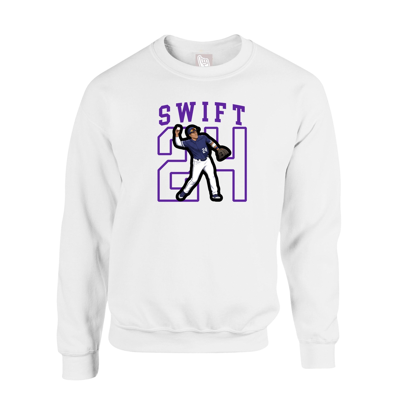 Fleece Crew — Shirsey in White