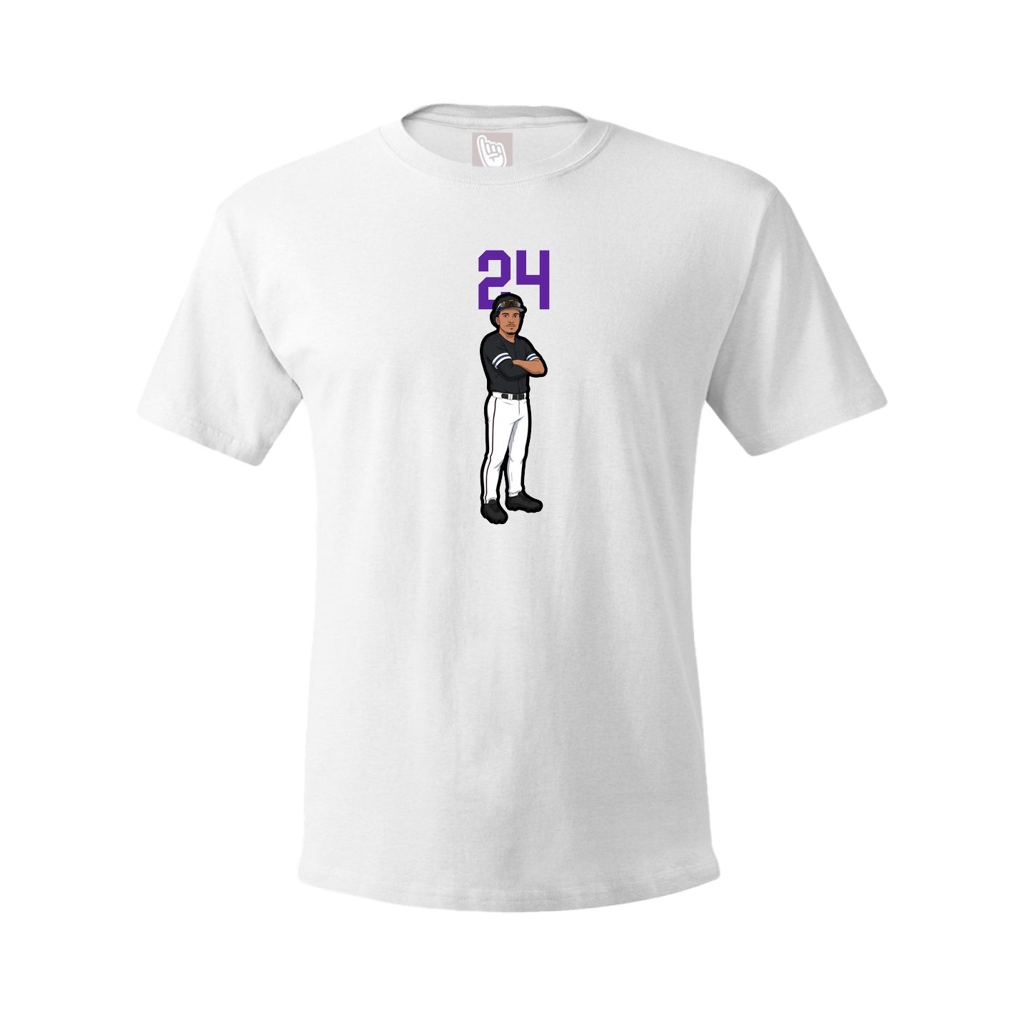 Tee — Number Top in White
