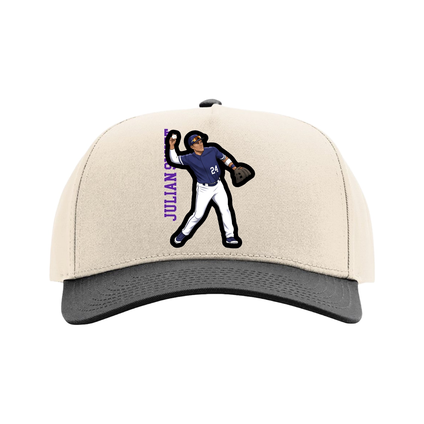 Full Fabric Five-Panel Champ Cap