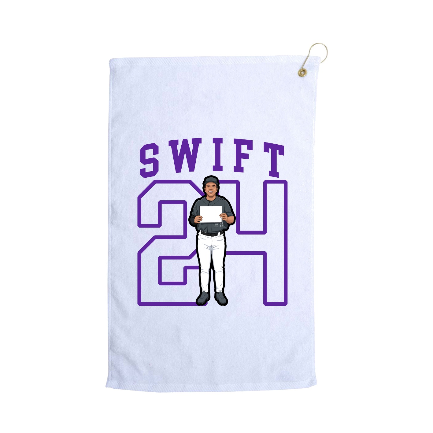 Terry Velour Golf Towel