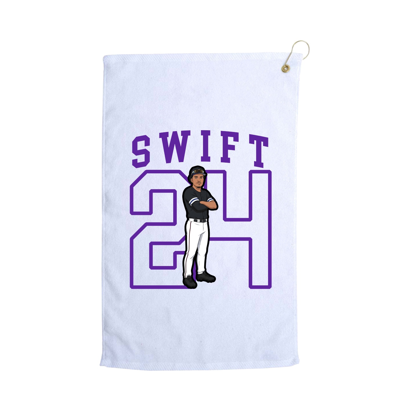 Golf Towel — Shirsey in White