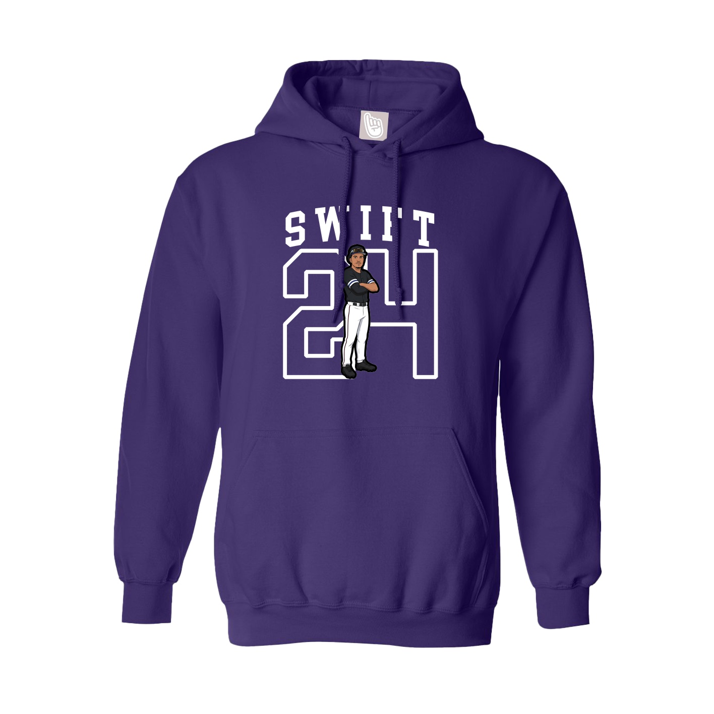 Youth Hoodie — Shirsey in Purple