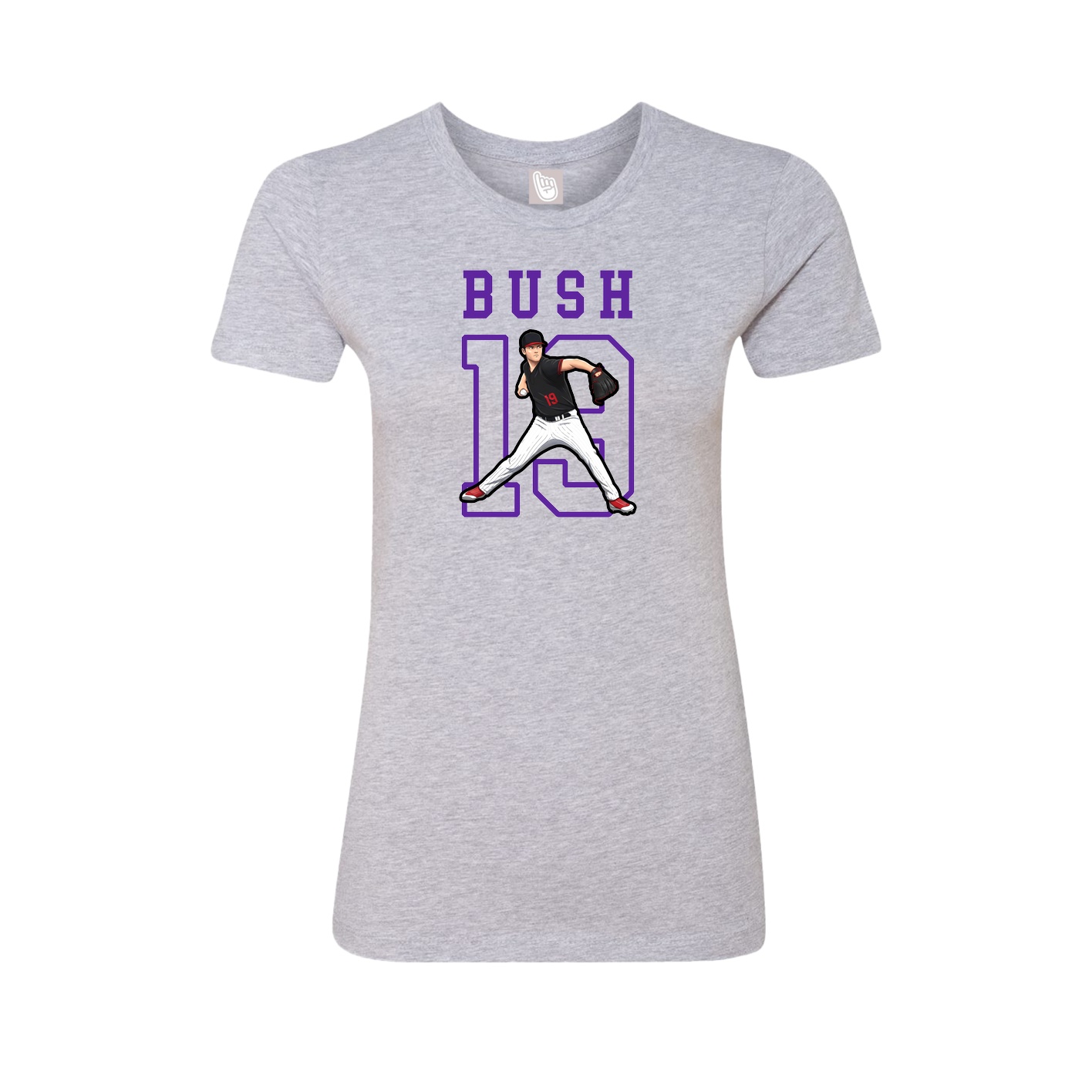 Fitted Women's Tee — Shirsey in Grey