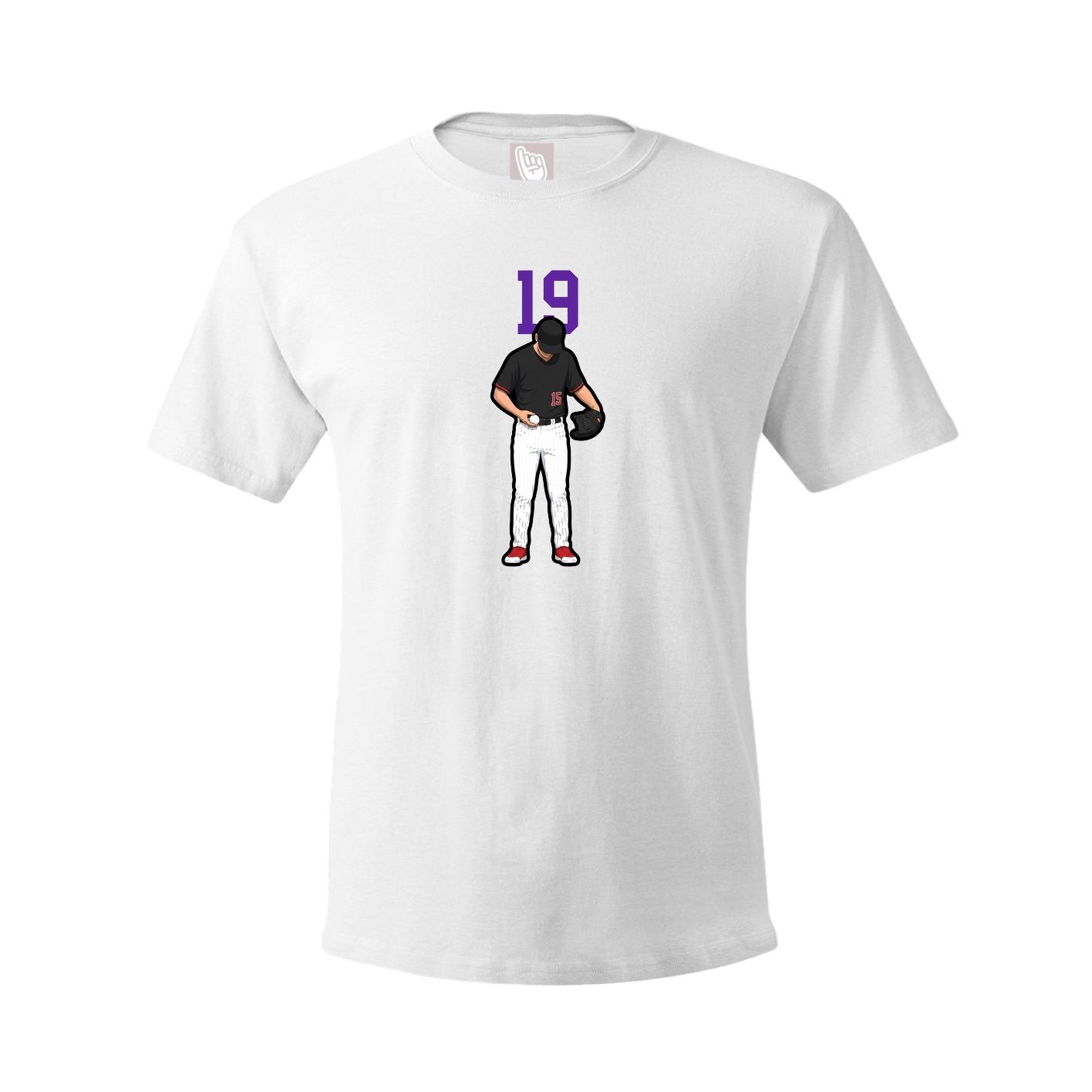 Tee — Number Top in White